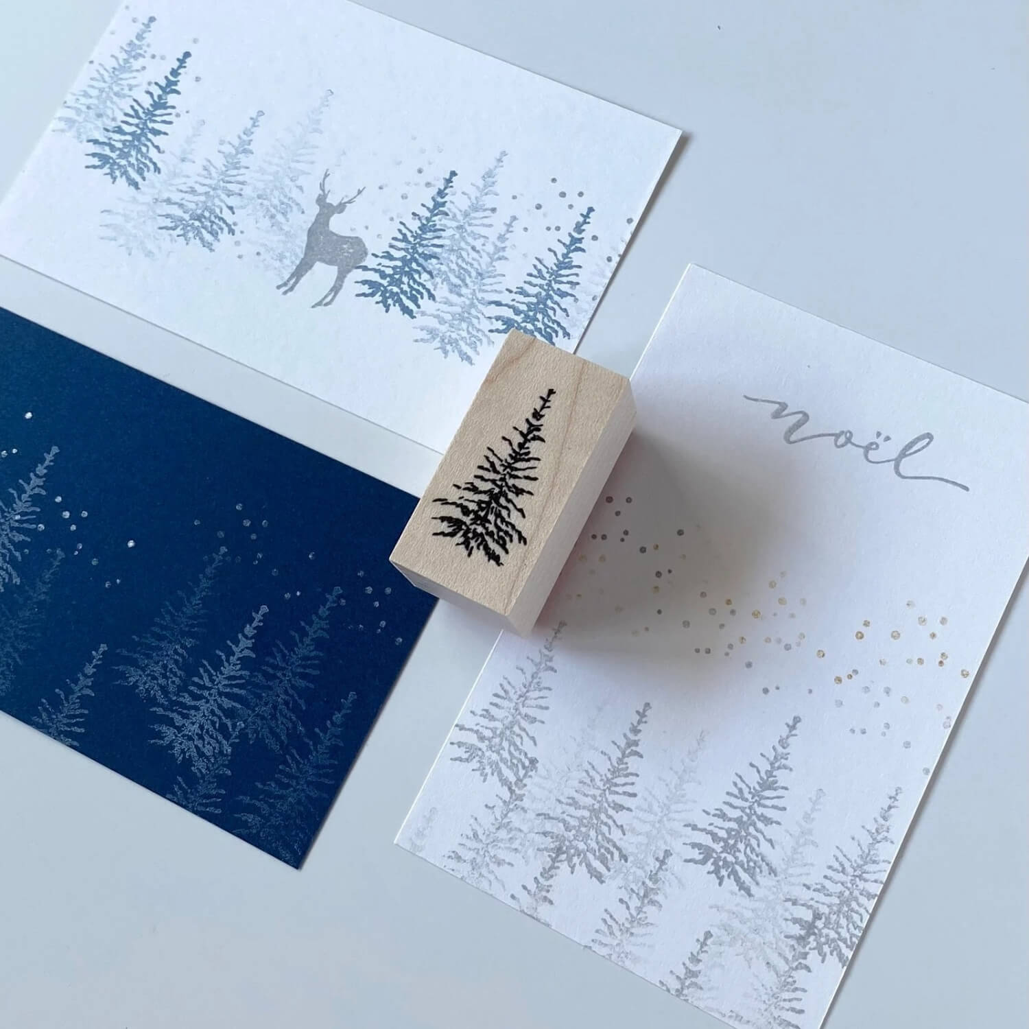 Mori Ringo Rubber Stamp – Fir Tree