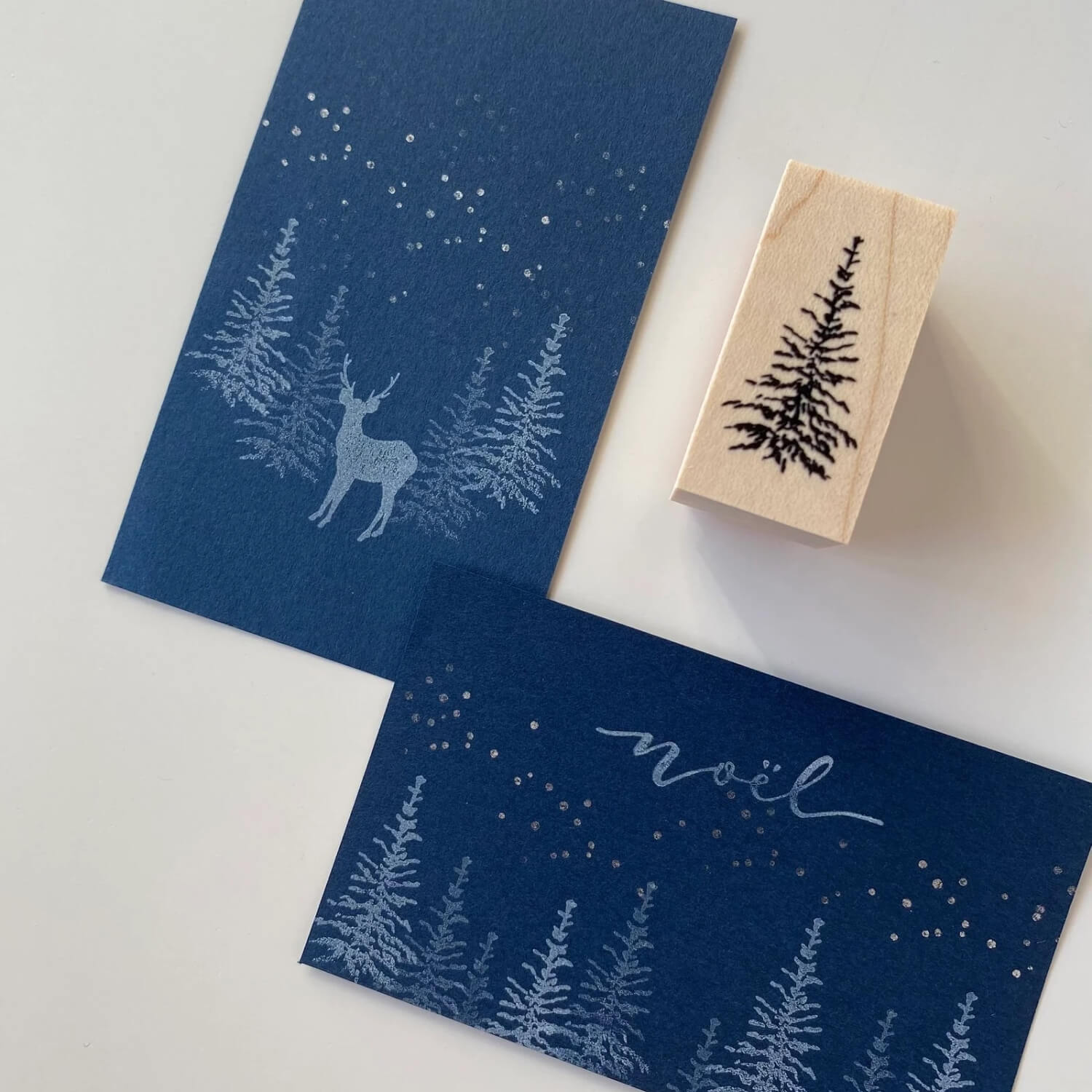 Mori Ringo Rubber Stamp – Fir Tree