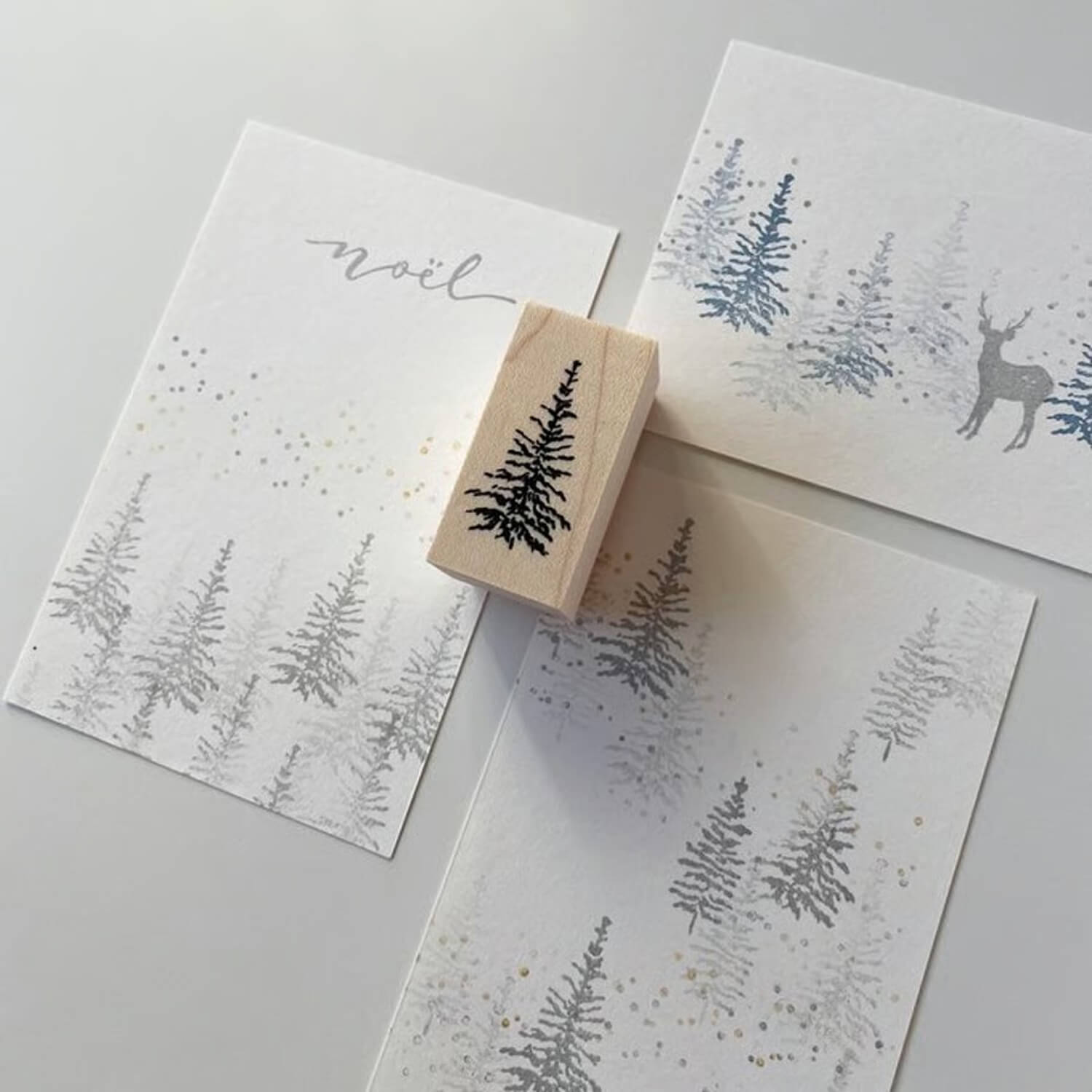 Mori Ringo Rubber Stamp – Fir Tree