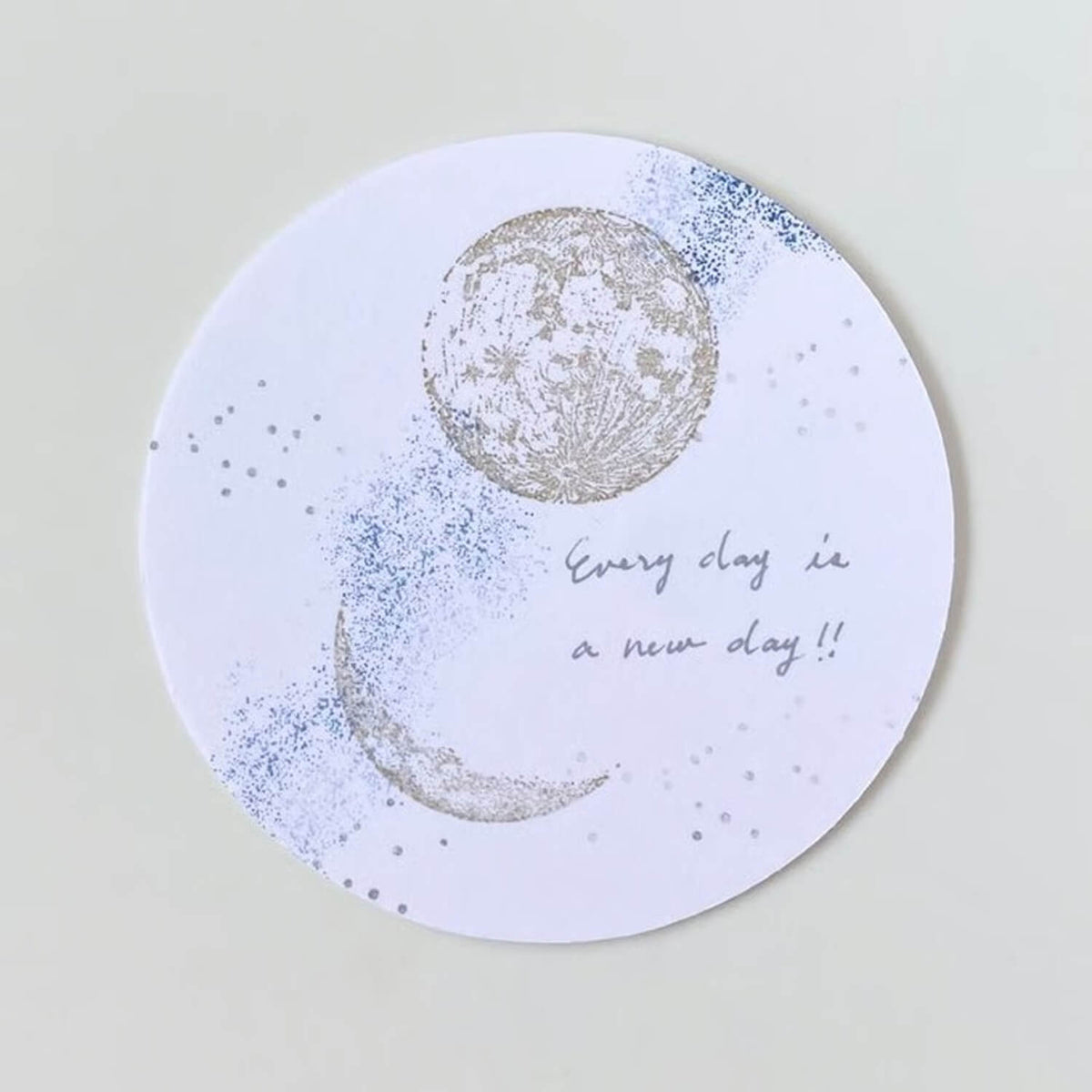 Mori Ringo Rubber Stamp – Full Moon