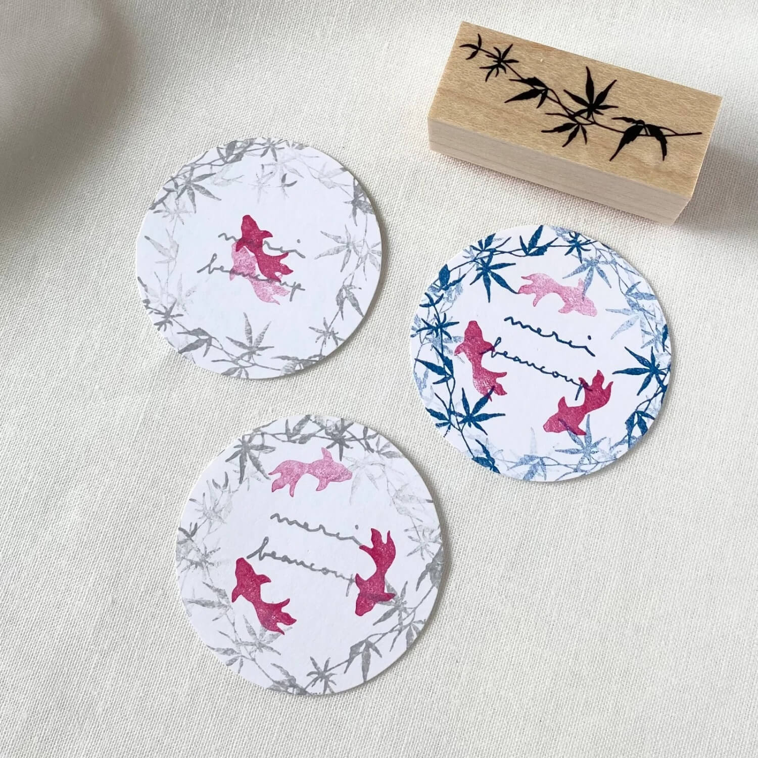 Mori Ringo Rubber Stamp – Maple Leaf