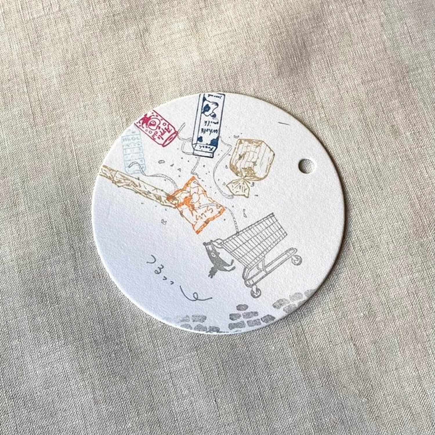 Mori Ringo Rubber Stamp – Milk