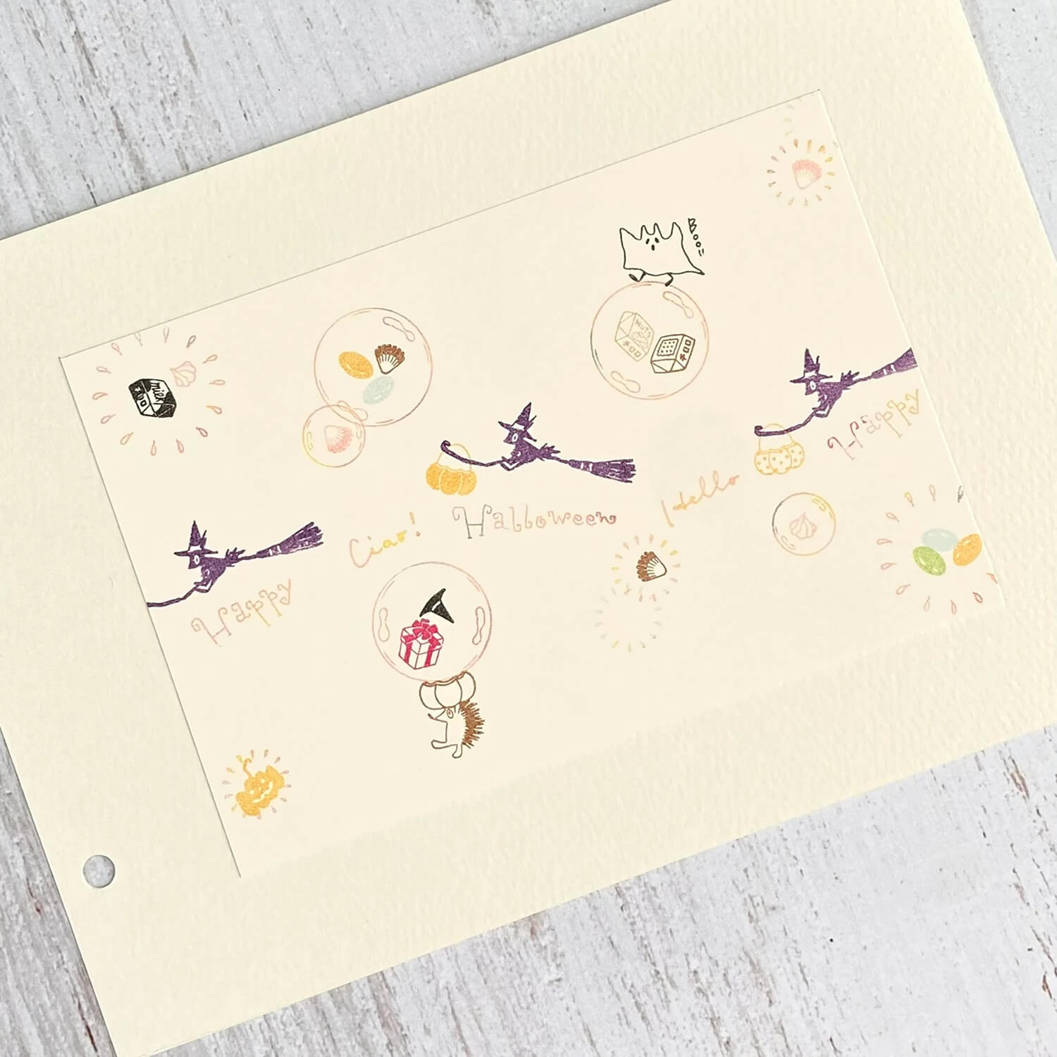Mori Ringo Rubber Stamp – Pointed Hat