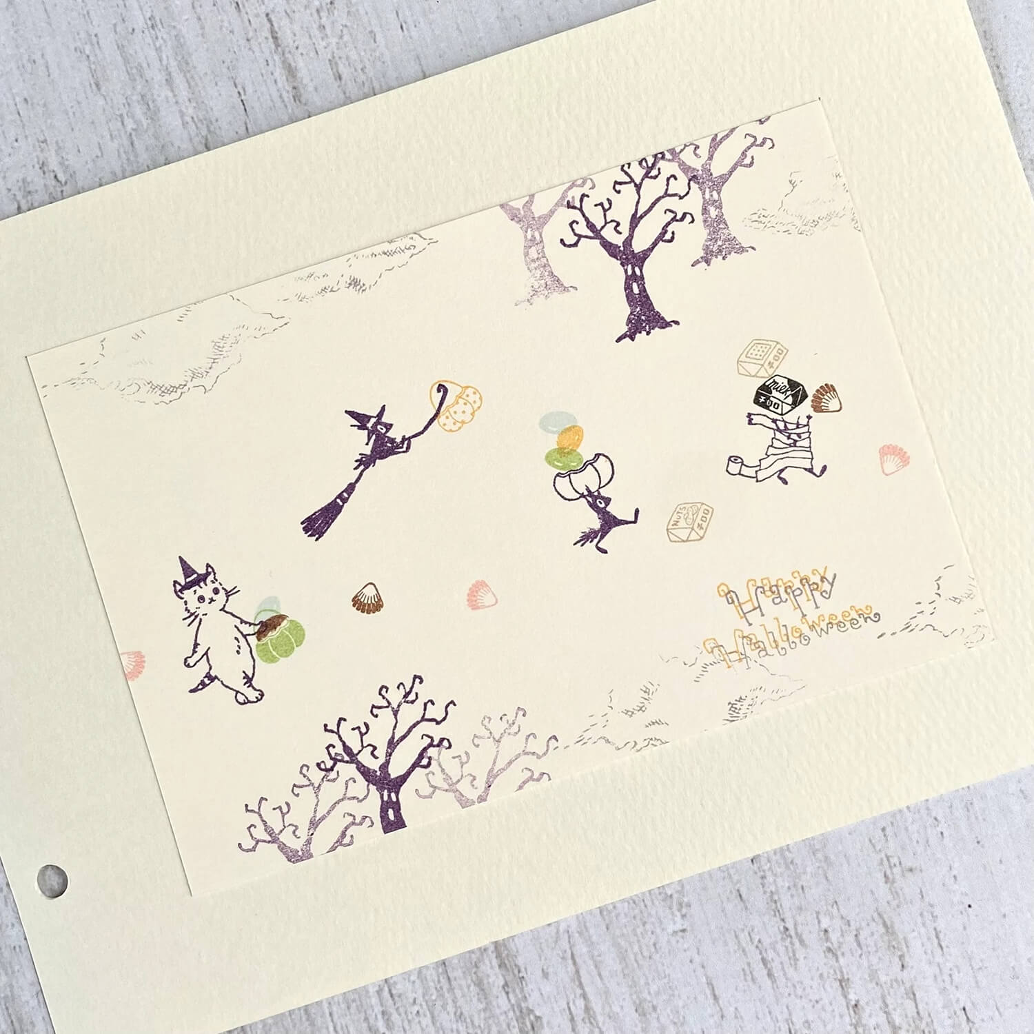 Mori Ringo Rubber Stamp – Pointed Hat