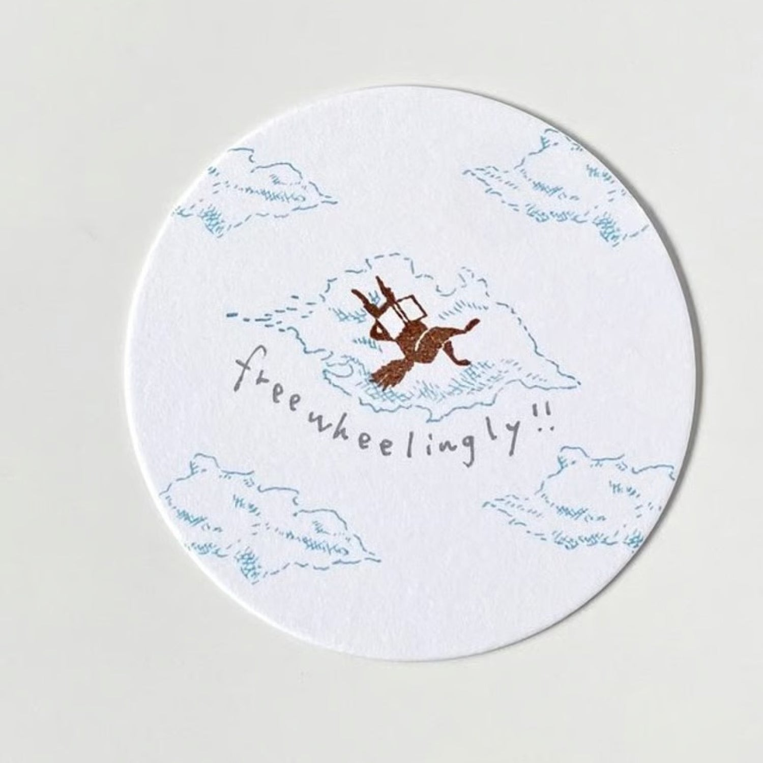 Mori Ringo Rubber Stamp – Sleeping Squirrel Right