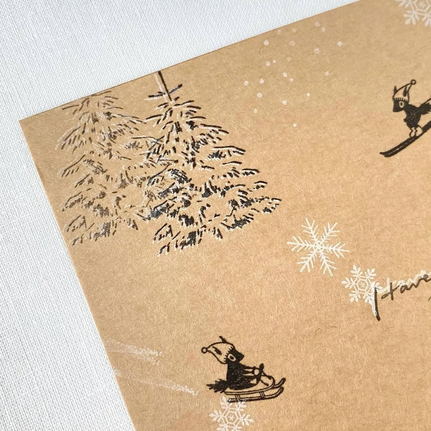 Mori Ringo Rubber Stamp – Snowflake Set
