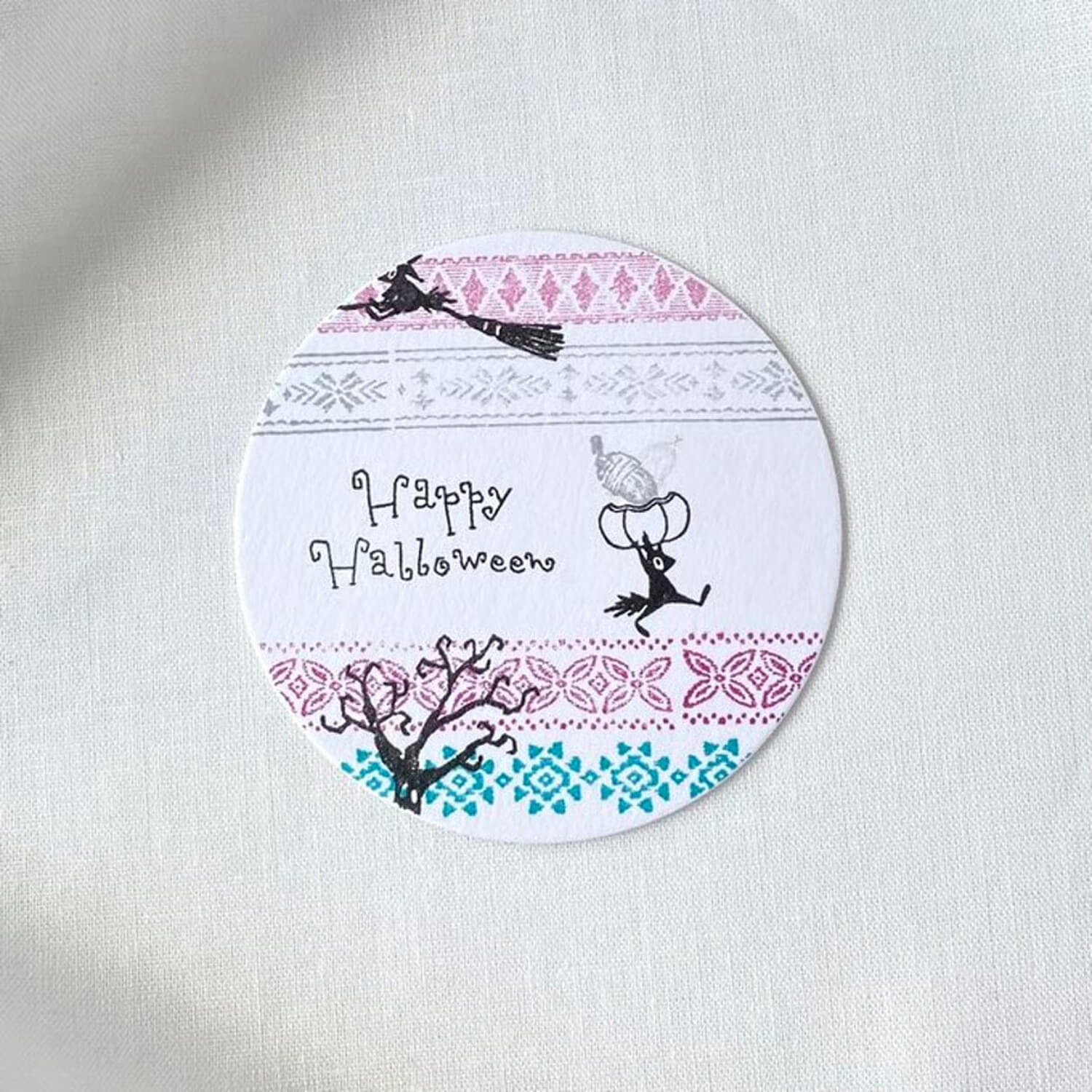 Mori Ringo Rubber Stamp – Spooky Tree