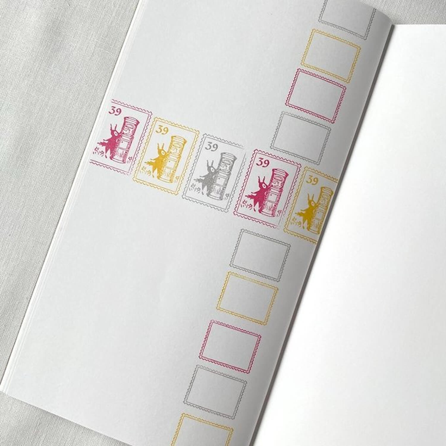 Mori Ringo Rubber Stamp – Squirrel 39-Yen Stamp