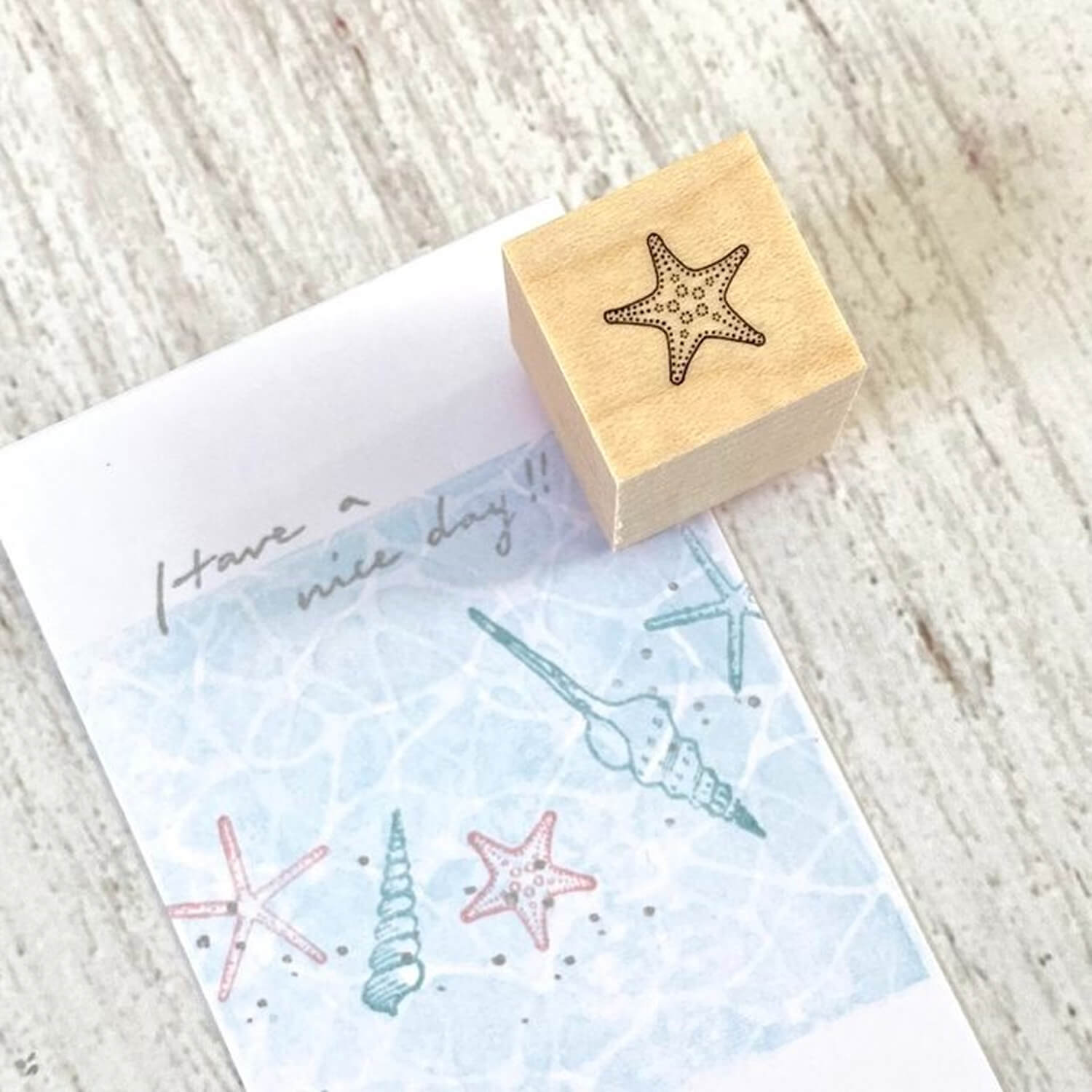 Mori Ringo Rubber Stamp – Starfish No. 1