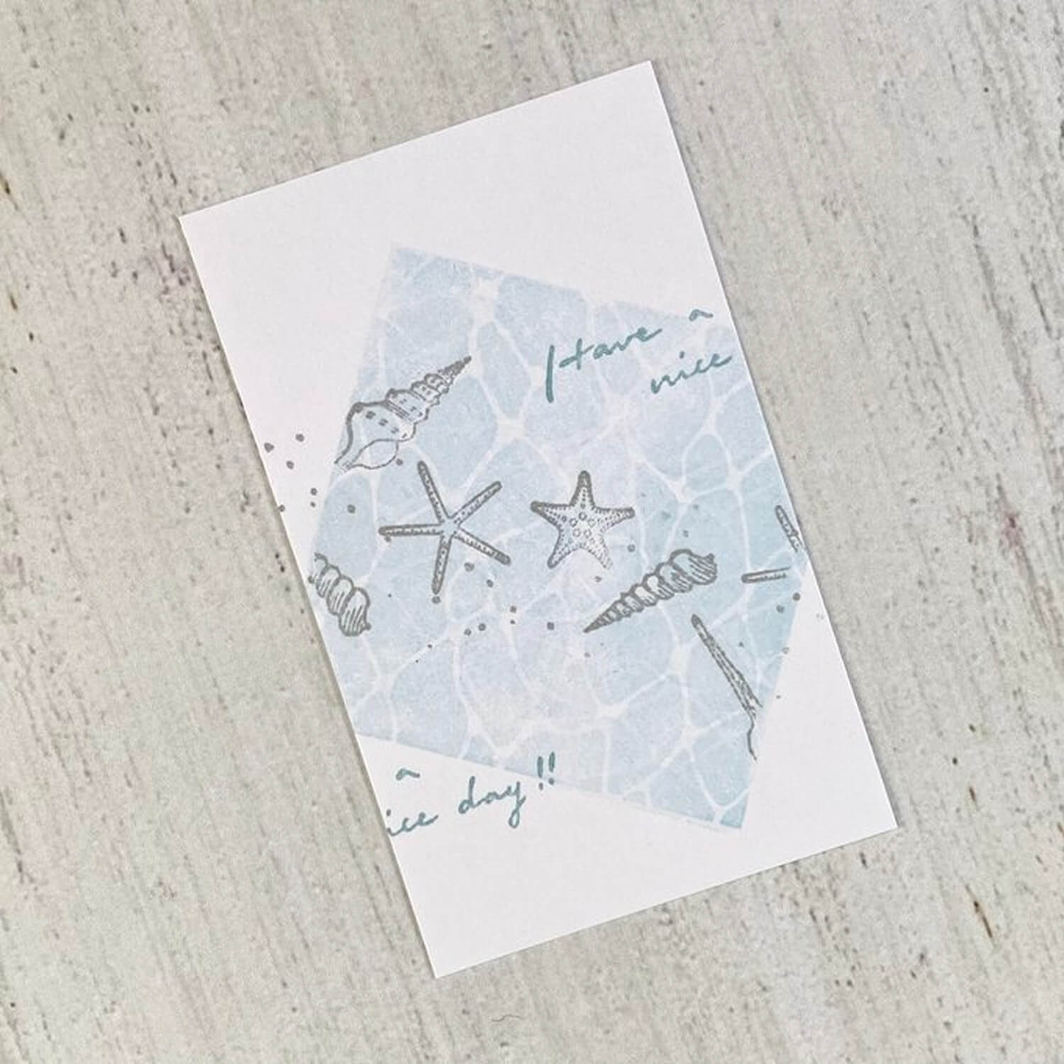Mori Ringo Rubber Stamp – Water Surface