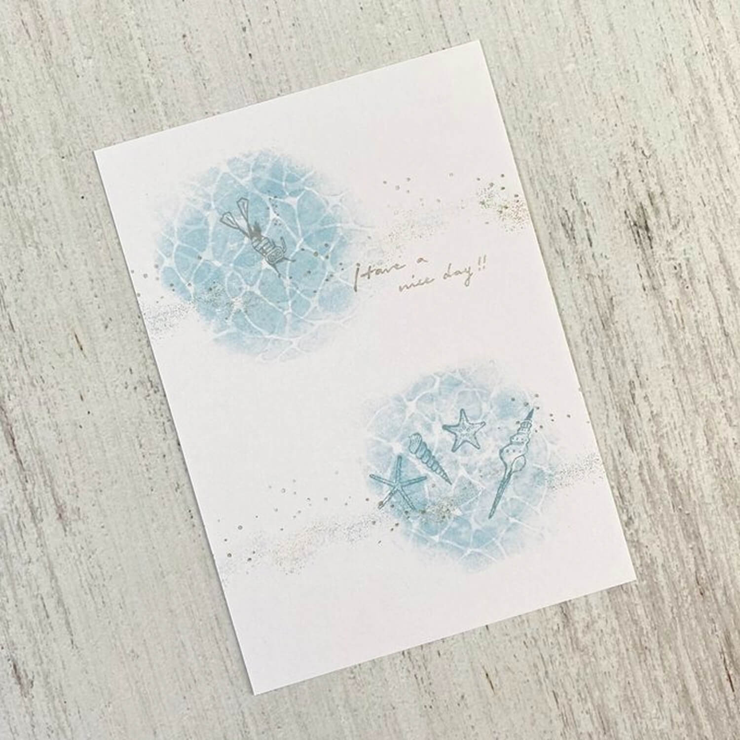 Mori Ringo Rubber Stamp – Water Surface