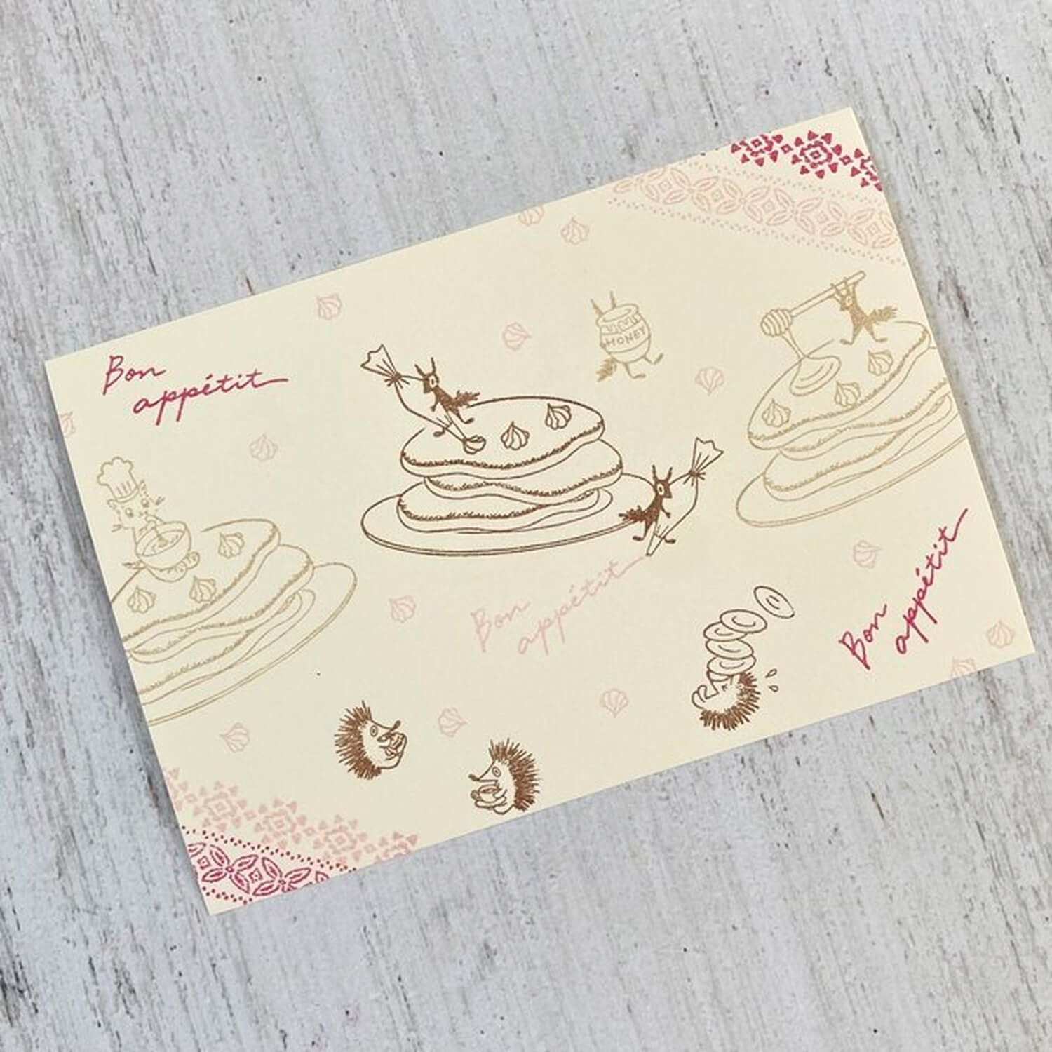 Mori Ringo Rubber Stamp – Whipped Cream Squirrel Left