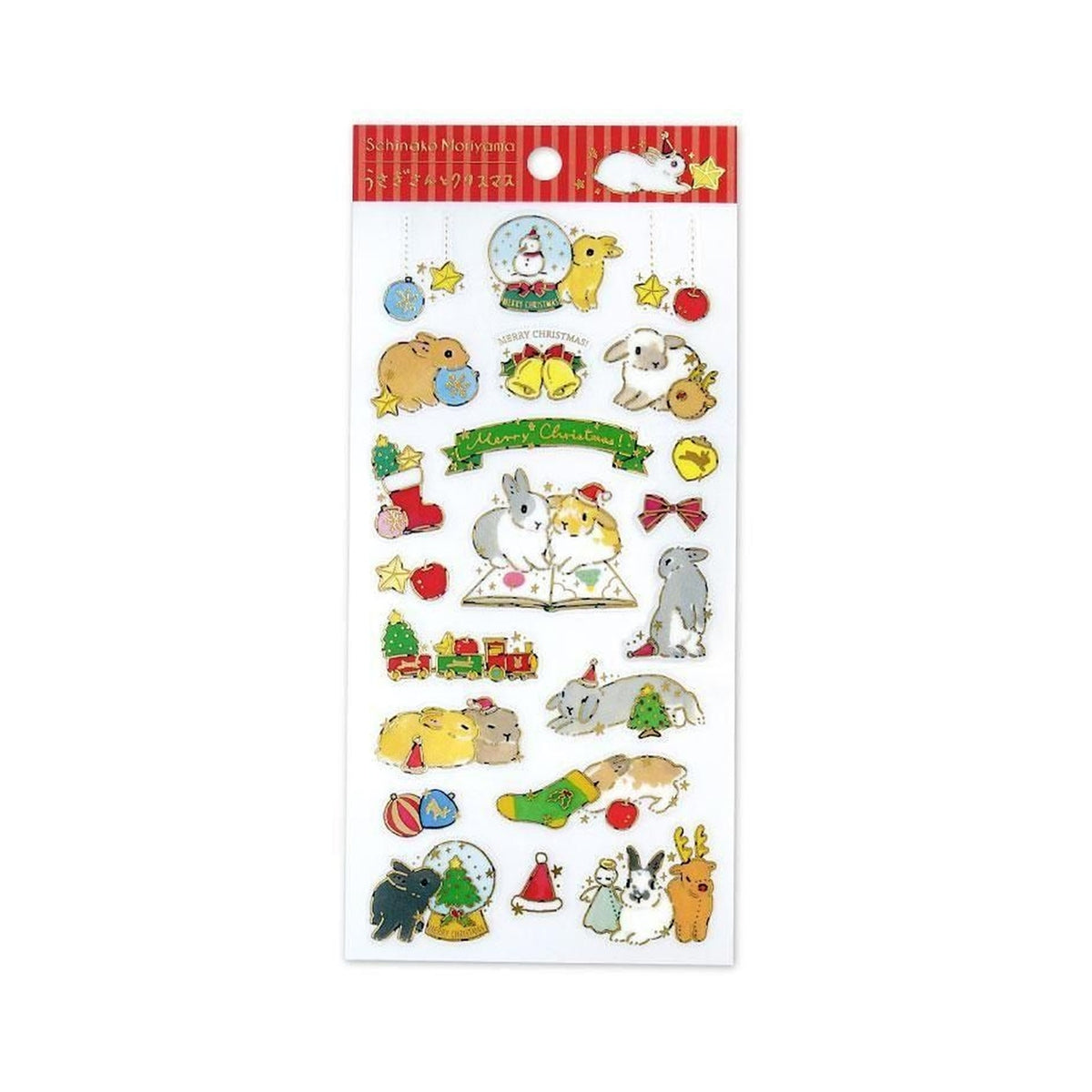 Moriyama Shinako Christmas Frost Sticker Sheet – Toys