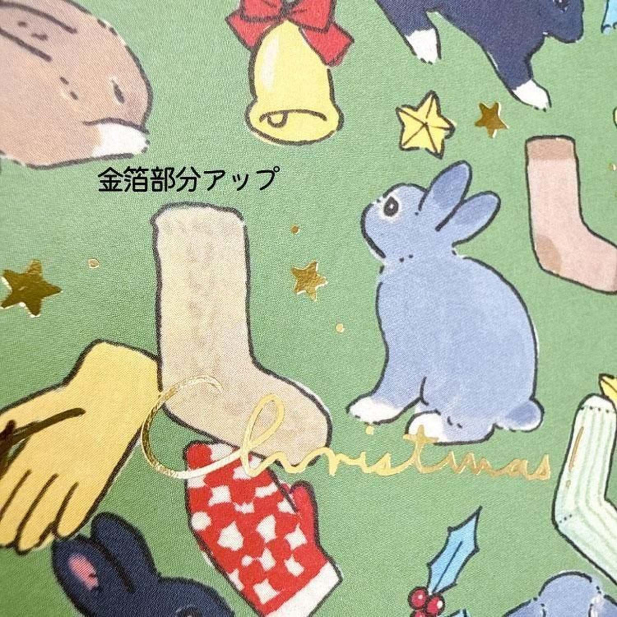 Moriyama Shinako Christmas Postcard – Socks and Mittens