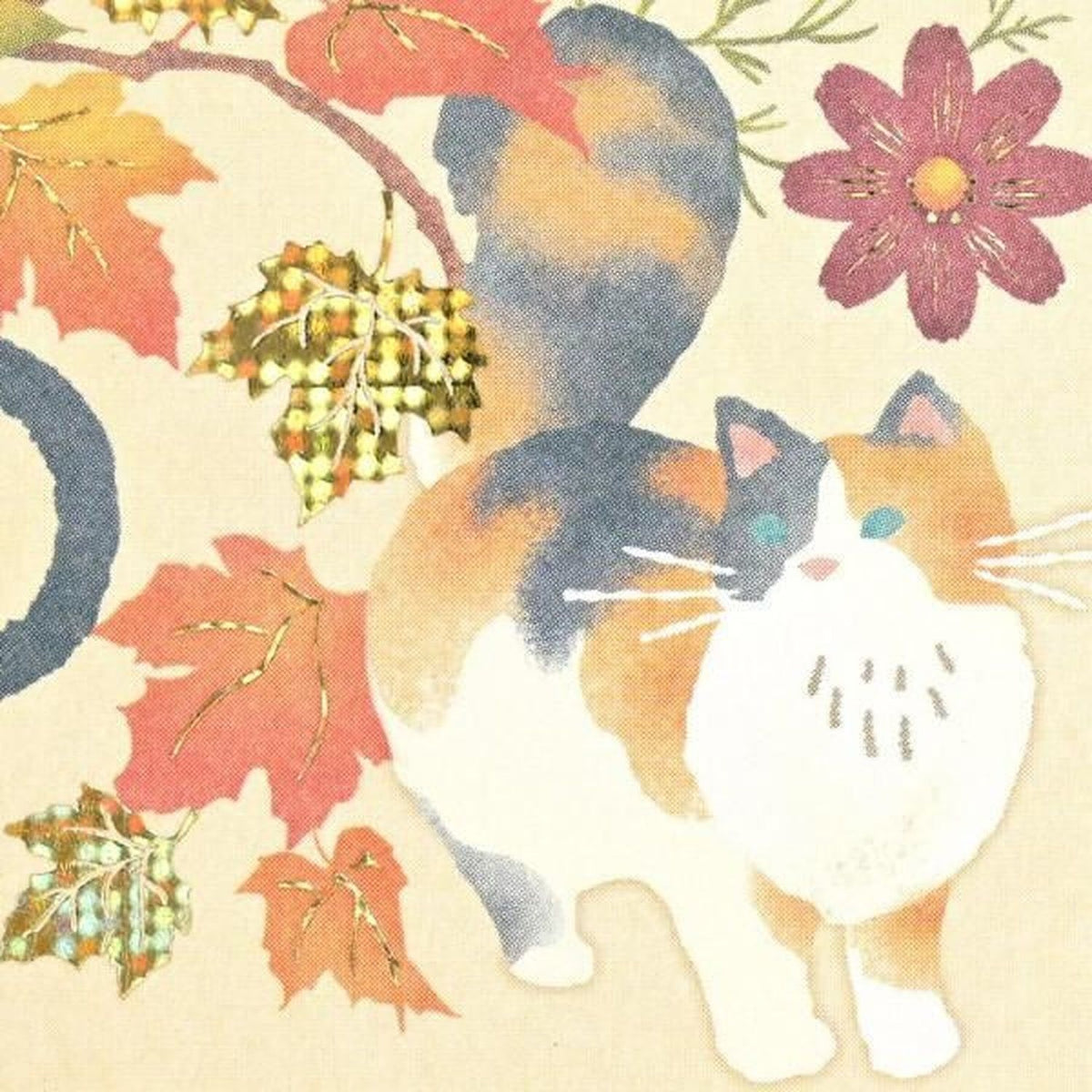NB Foil Postcard – Harvest Cats
