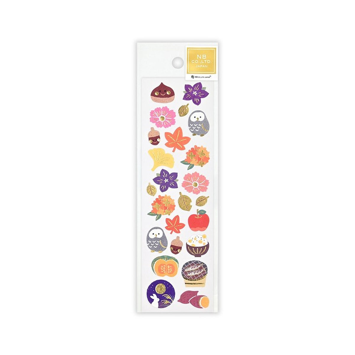 NB Japanese Style Sticker Sheet – Autumn Delights