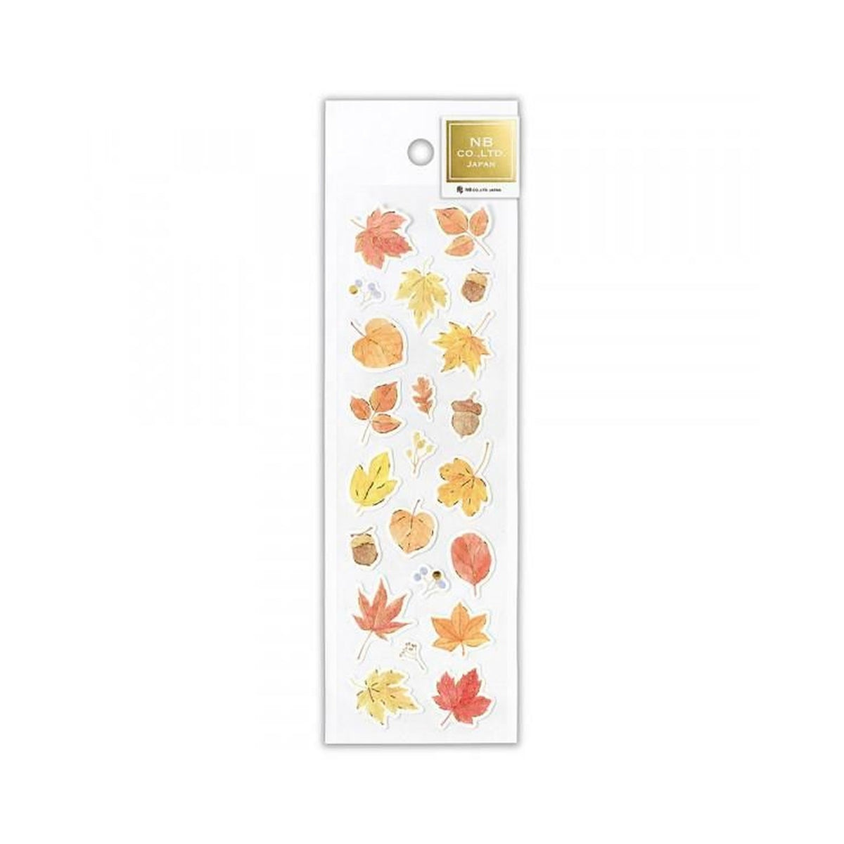 NB Japanese Style Sticker Sheet – Autumn Leaf