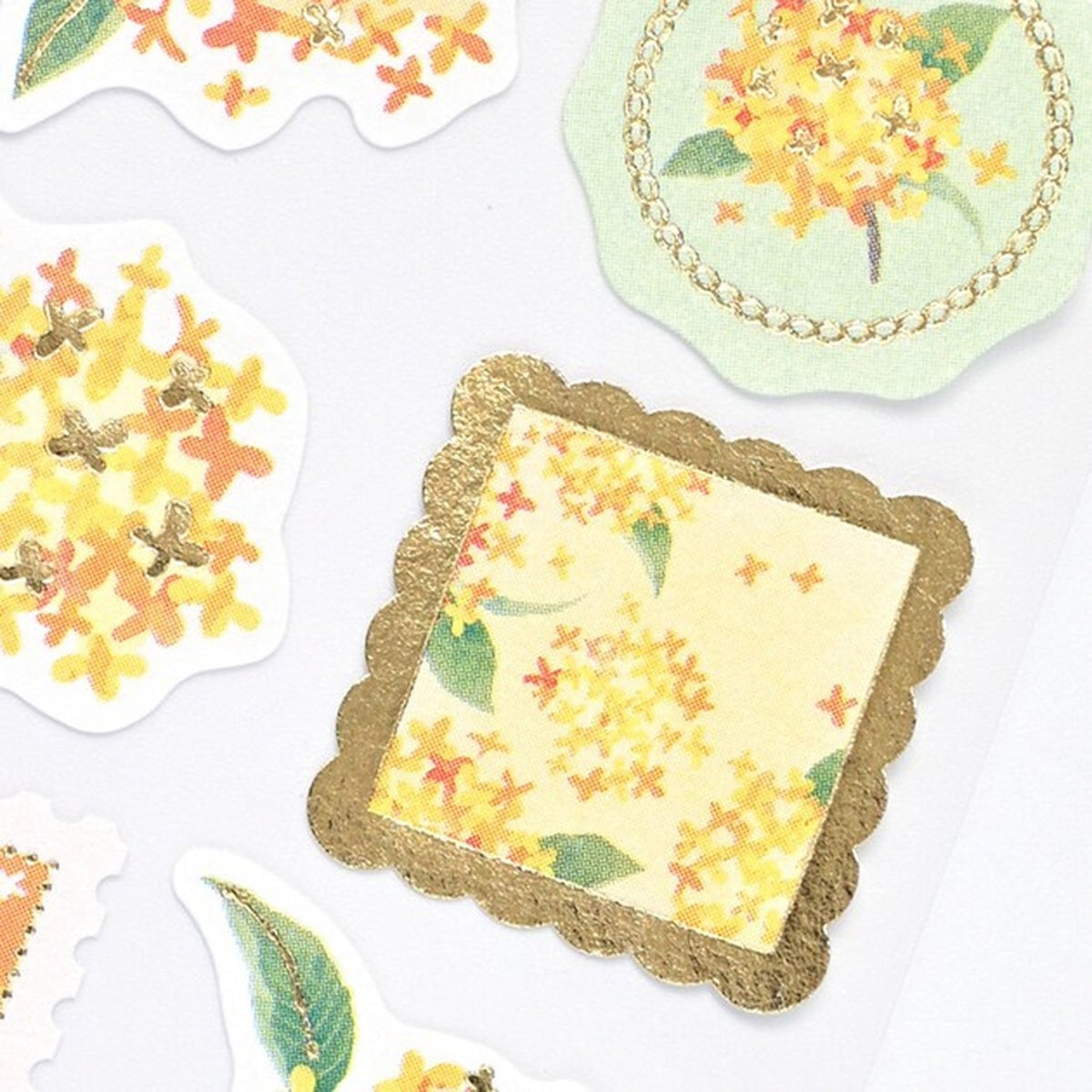 NB Japanese Style Sticker Sheet – Autumn Osmanthus