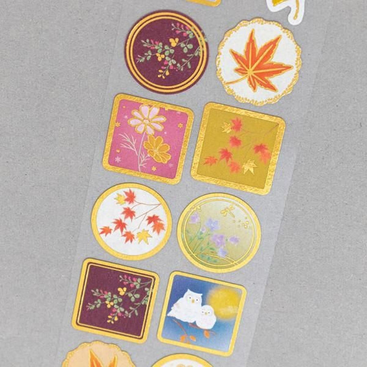 NB Japanese Style Sticker Sheet – Autumn Scenes