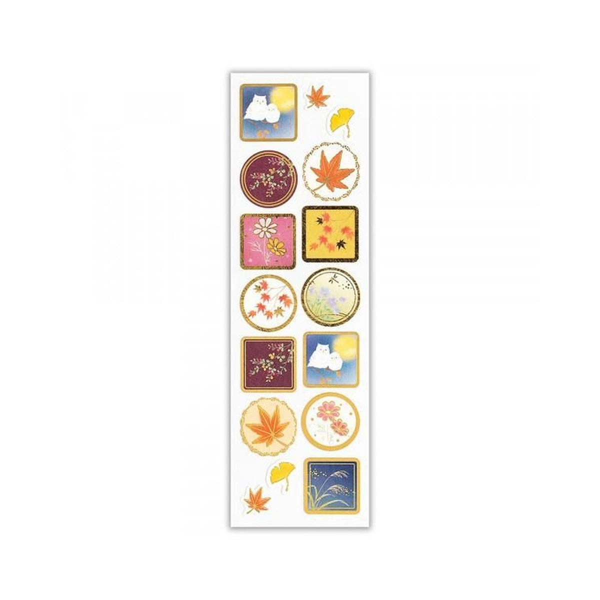 NB Japanese Style Sticker Sheet – Autumn Scenes
