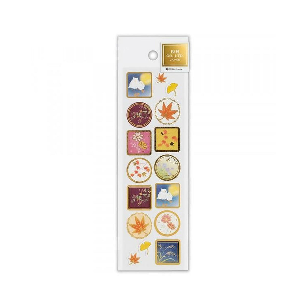 NB Japanese Style Sticker Sheet – Autumn Scenes