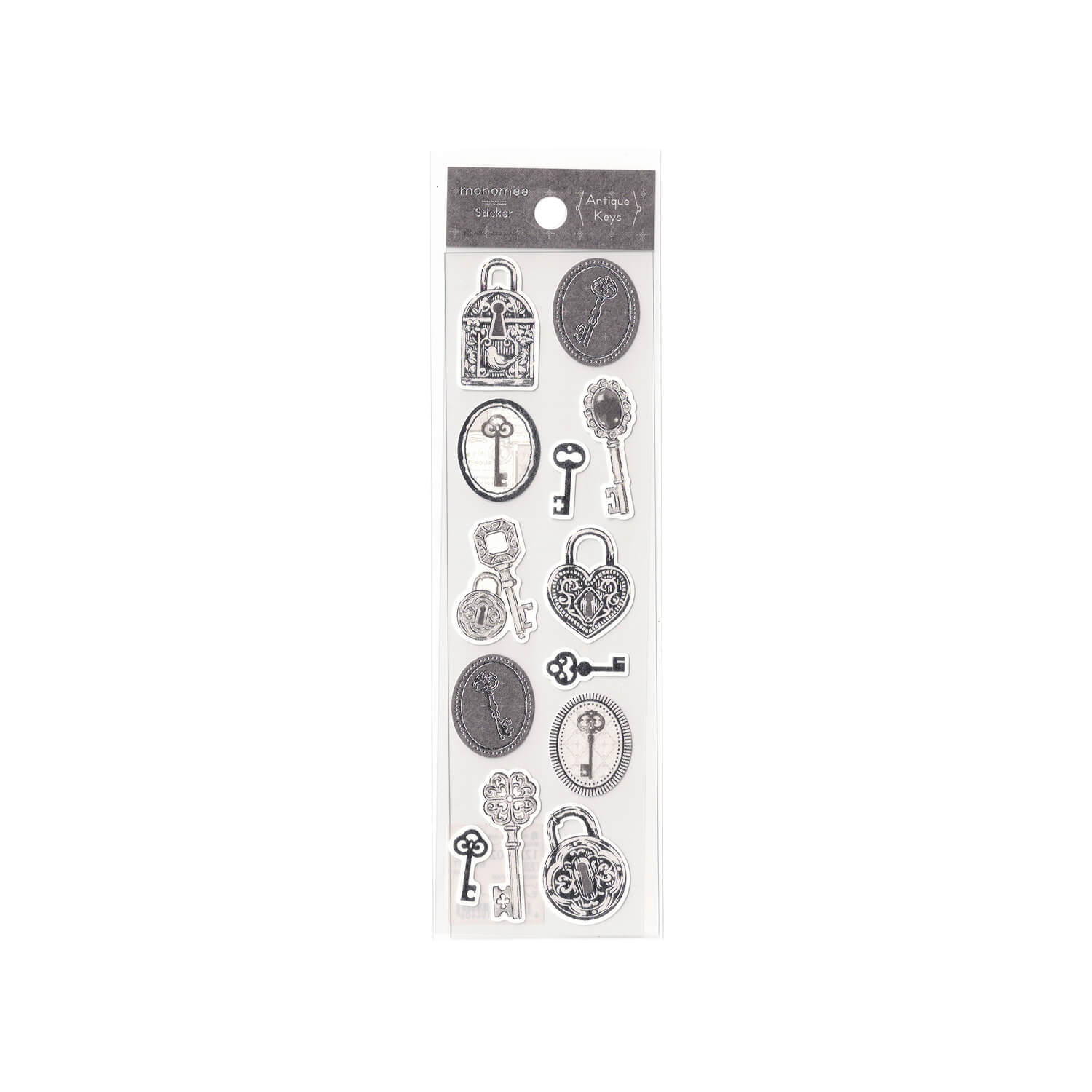 NB Monomee Stickers – Antique Keys