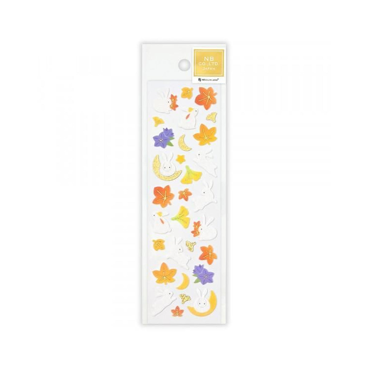 NB Nonwoven Sticker Sheet – Autumn Rabbits