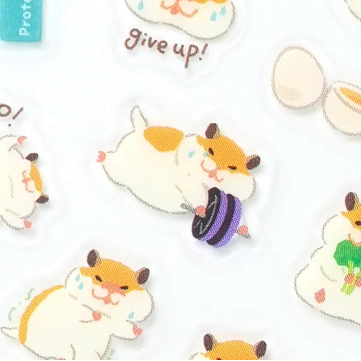 NB Planner Large Stickers – Exercising Hamunosuke