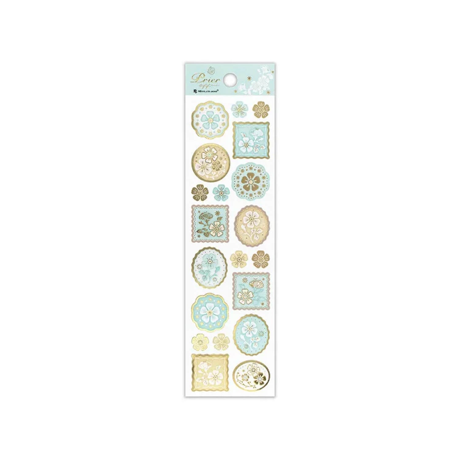 NB Prier Gold Foil Stickers – Mint