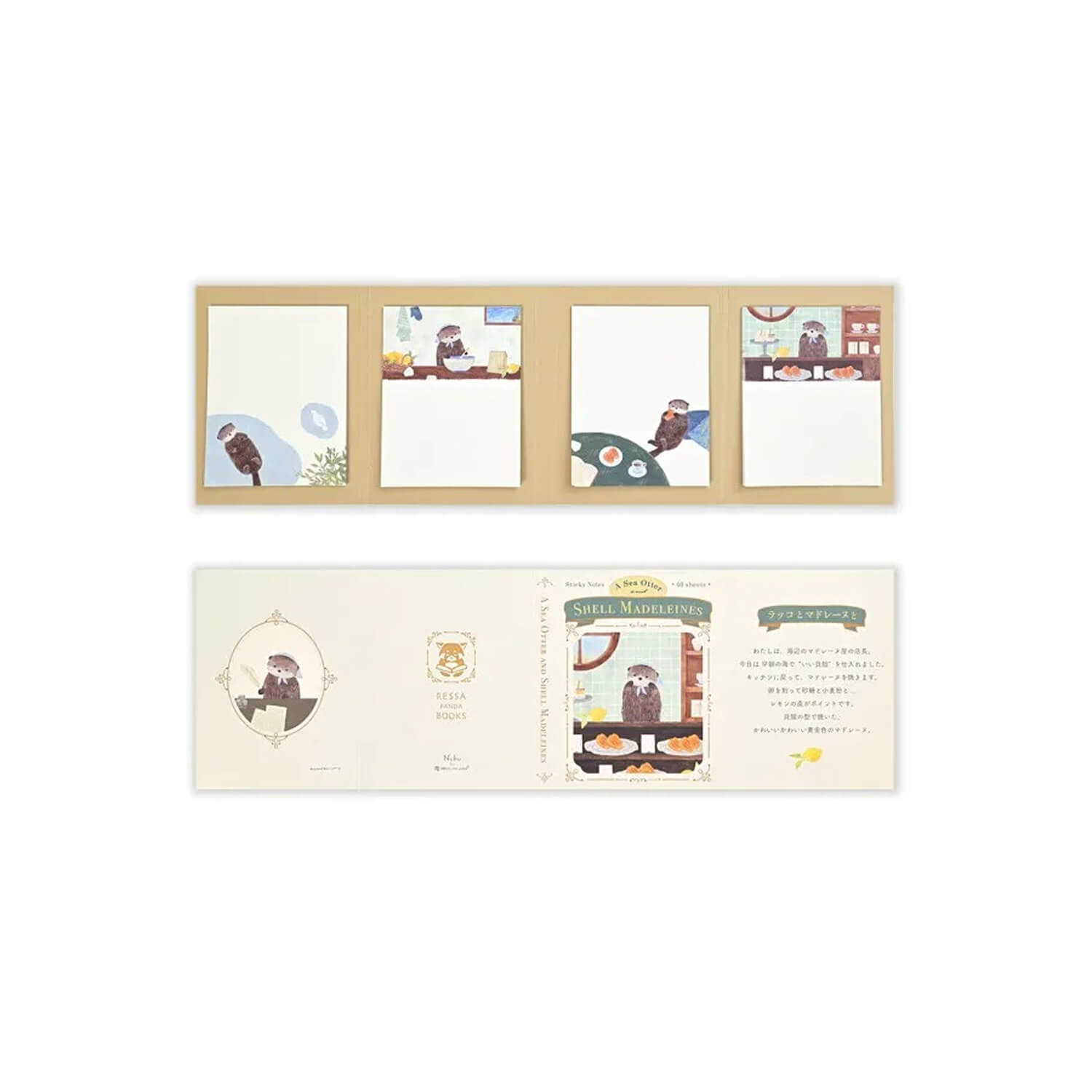 NB RESSA Sticky Notes – Otter and Madeleine