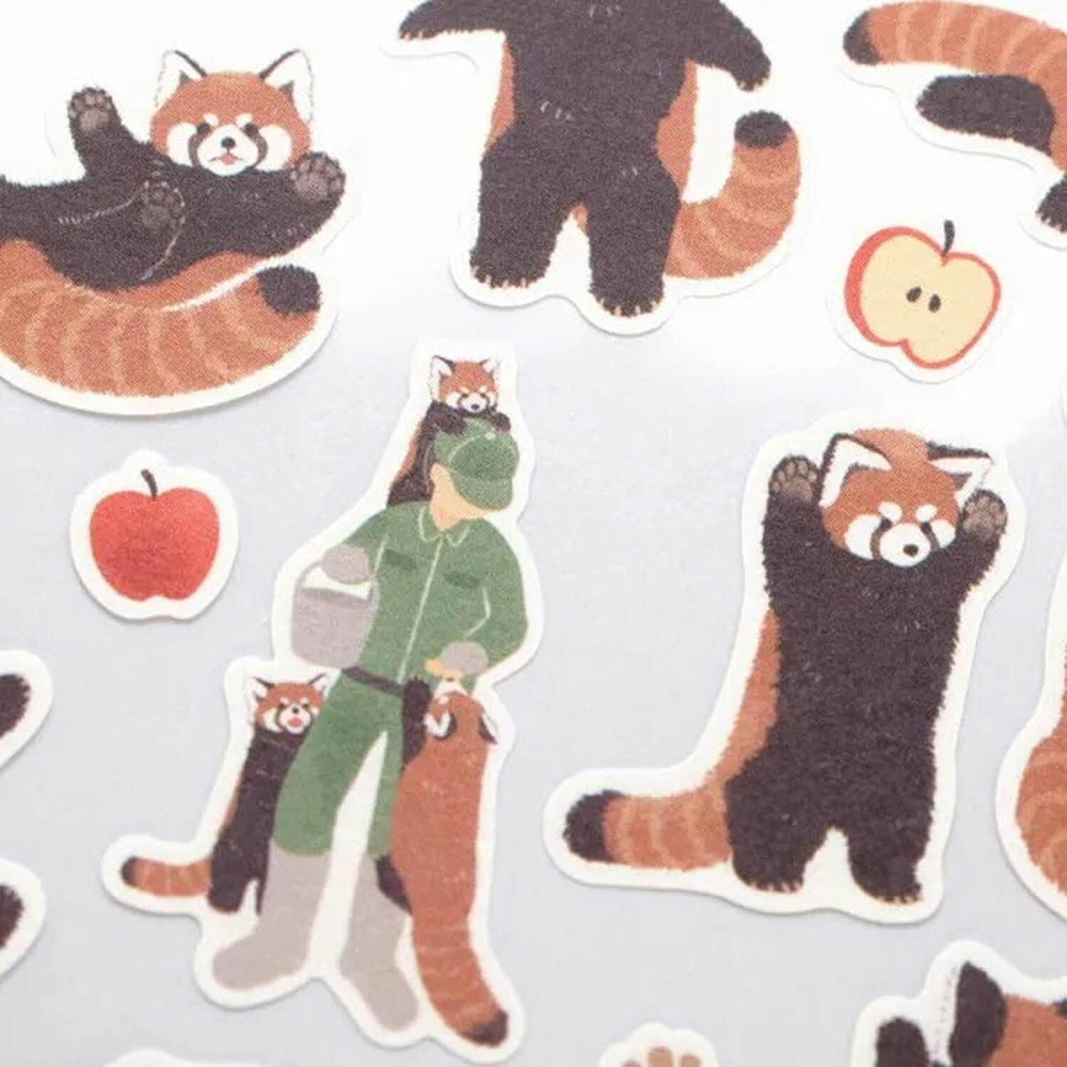 NB ZOOm in Animals Large Stickers – Red Panda