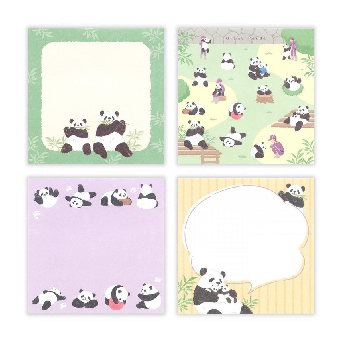 NB ZOOm in Animals Memo Pad – Giant Panda