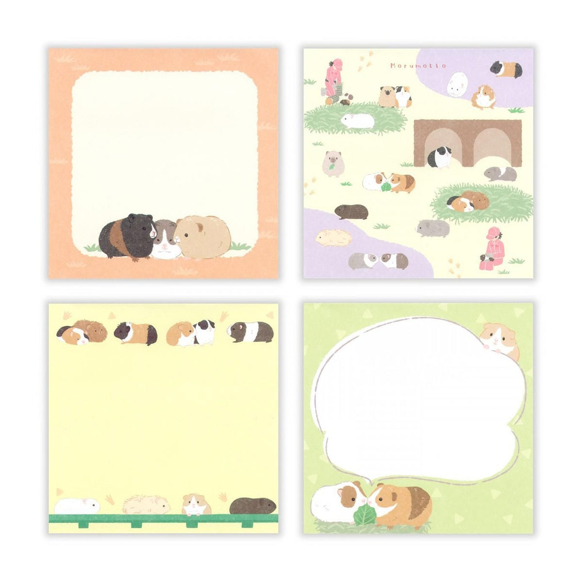 NB ZOOm in Animals Memo Pad – Guinea Pig