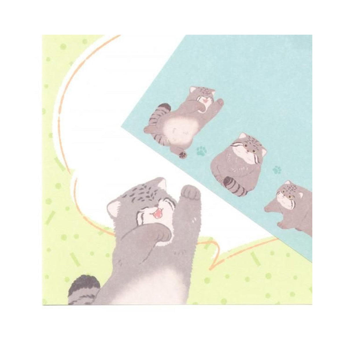NB ZOOm in Animals Memo Pad – Manul Cat