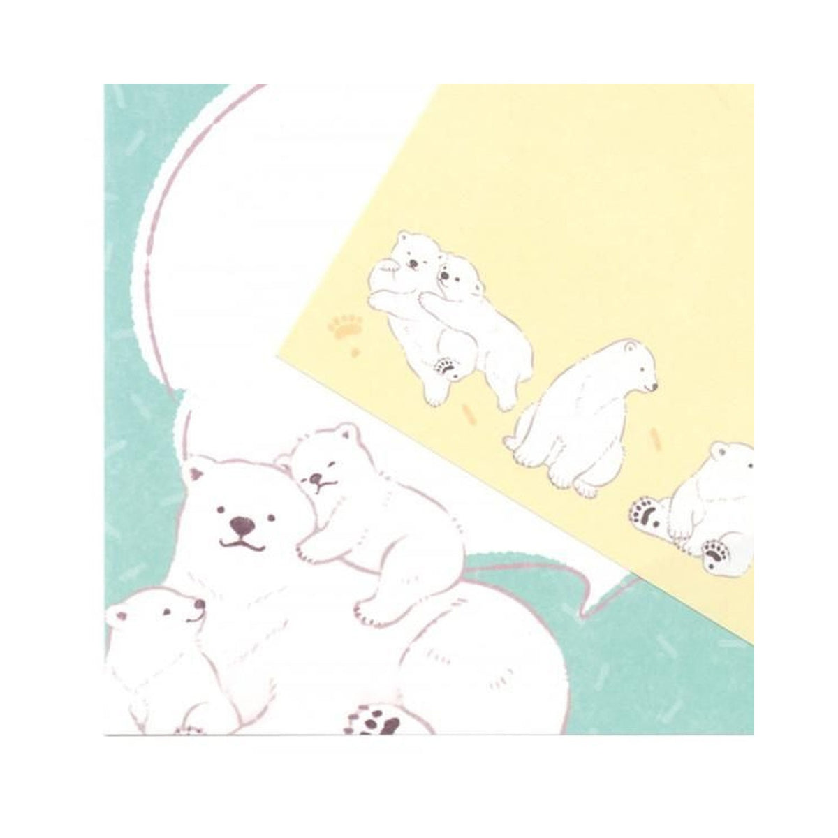 NB ZOOm in Animals Memo Pad – Polar Bear