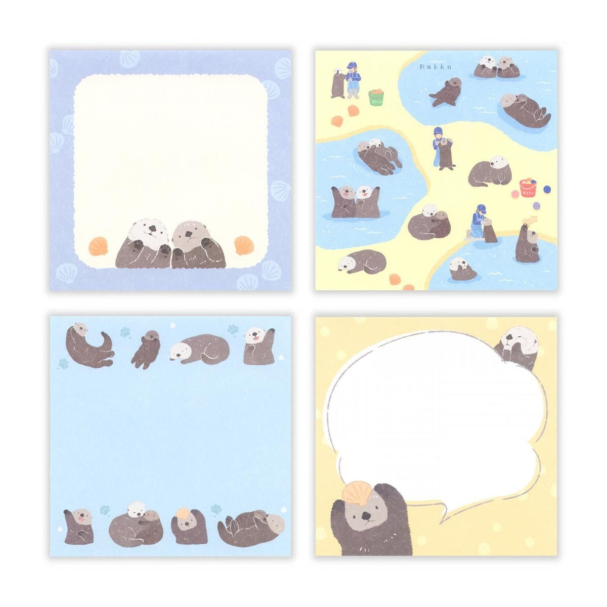 NB ZOOm in Animals Memo Pad – Sea Otter 2