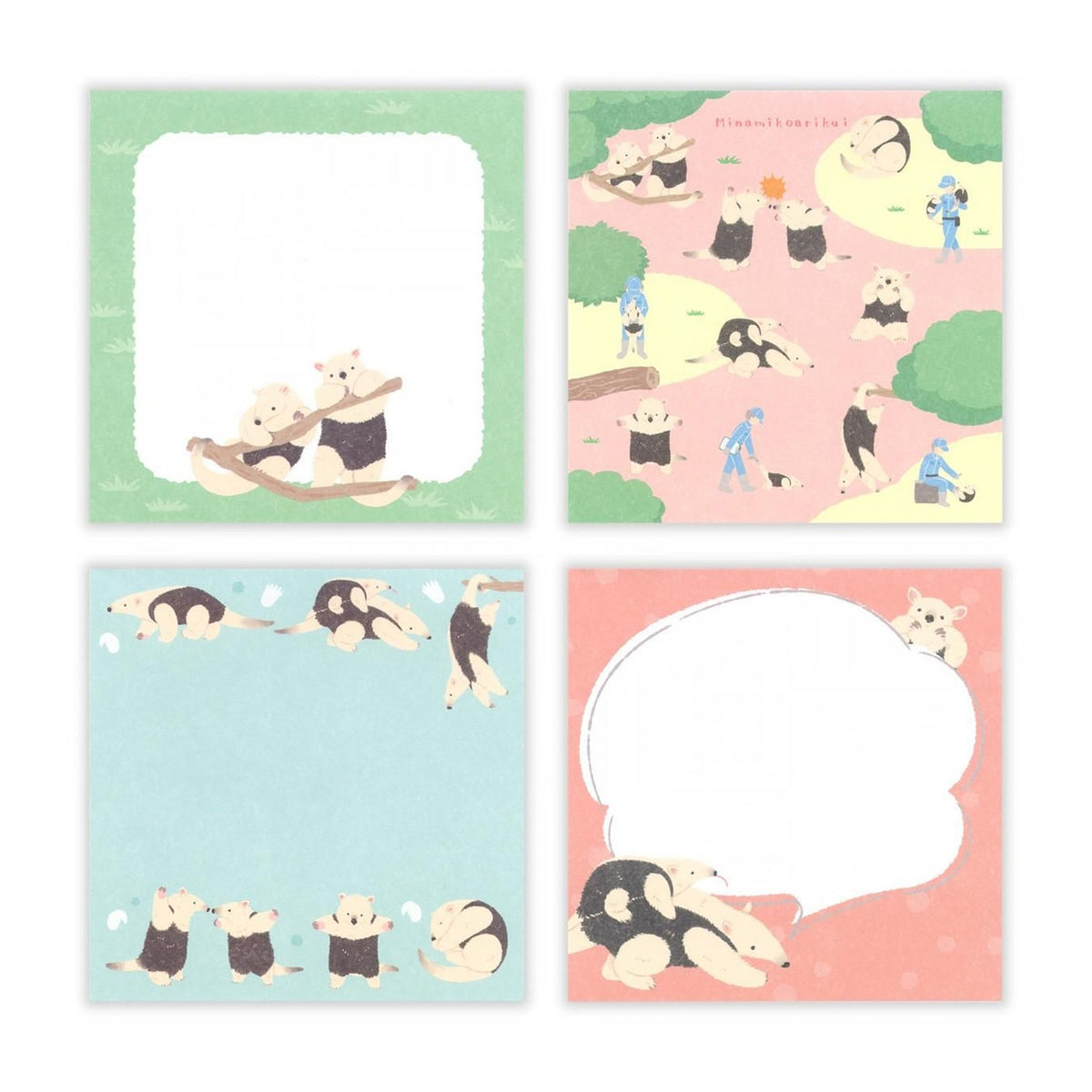NB ZOOm in Animals Memo Pad – Southern Tamandua