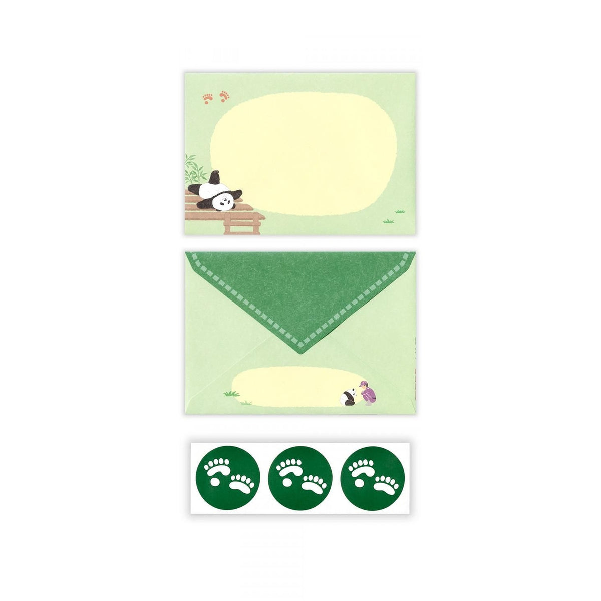NB ZOOm in Animals Mini Letter Set – Giant Panda