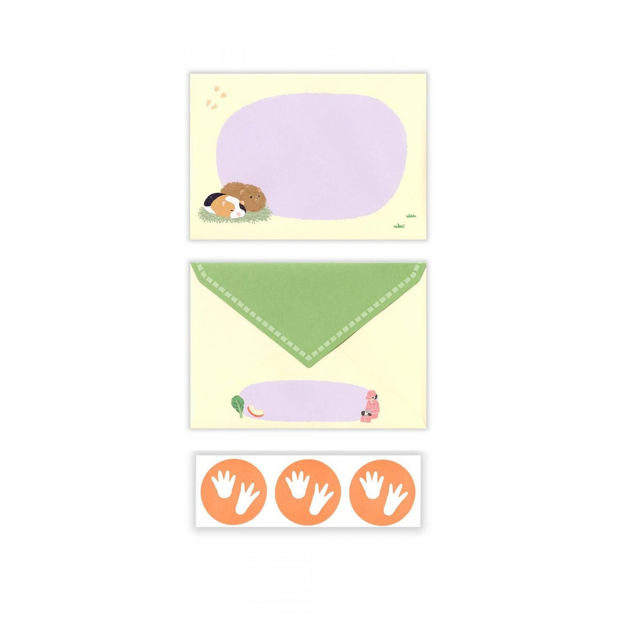 NB ZOOm in Animals Mini Letter Set – Guinea Pig