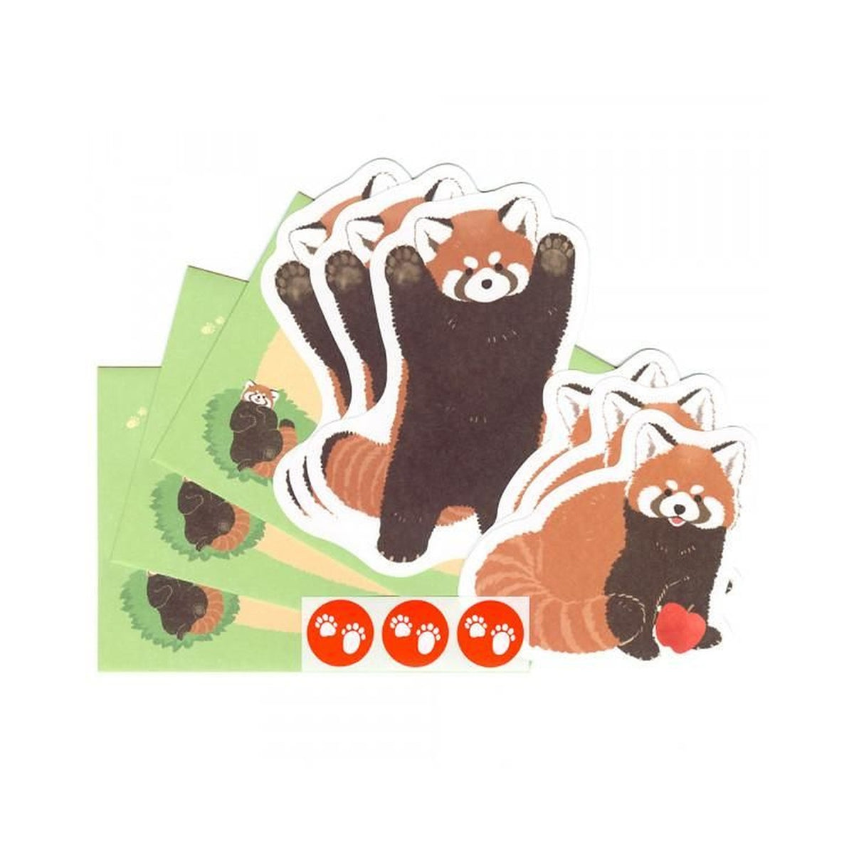 NB ZOOm in Animals Mini Letter Set – Red Panda 2