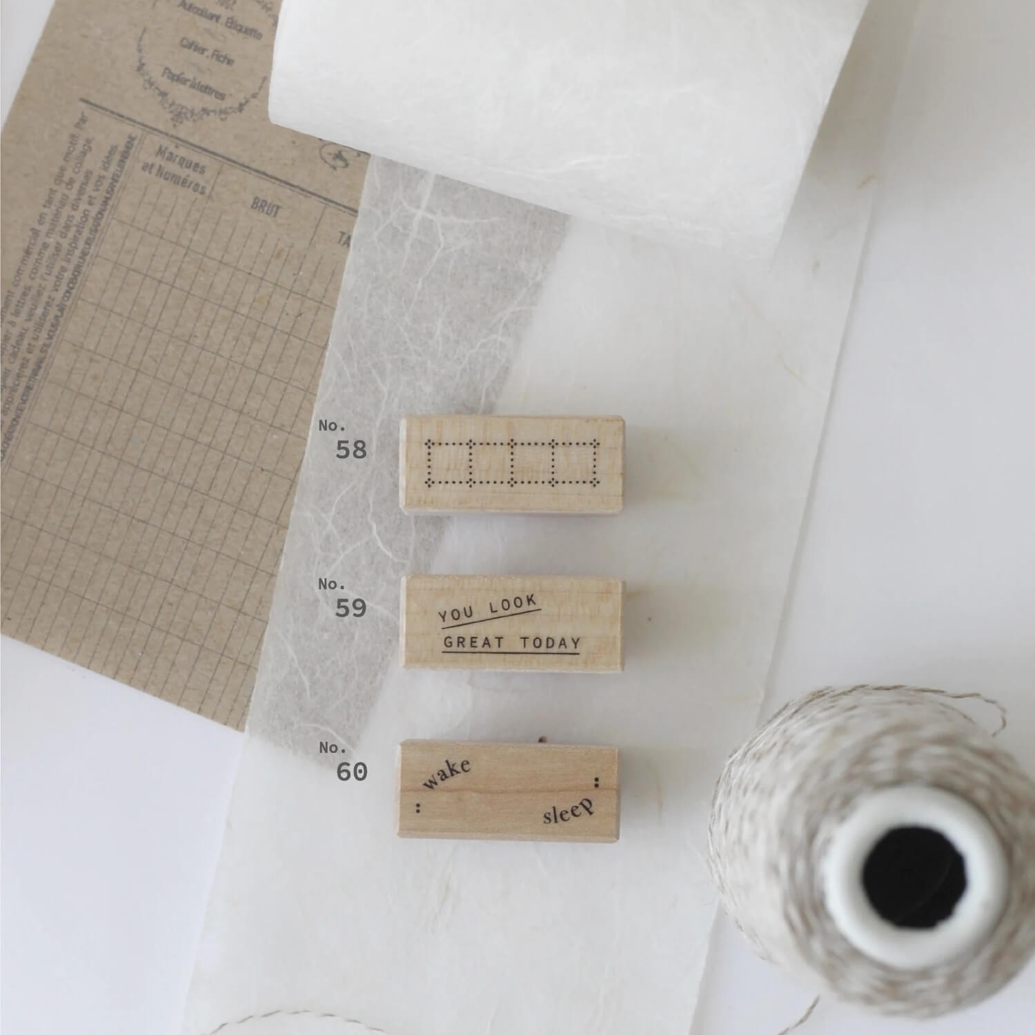 NYRET DESIGN Rubber Stamp - Vol. 10 Daily Aesthetic