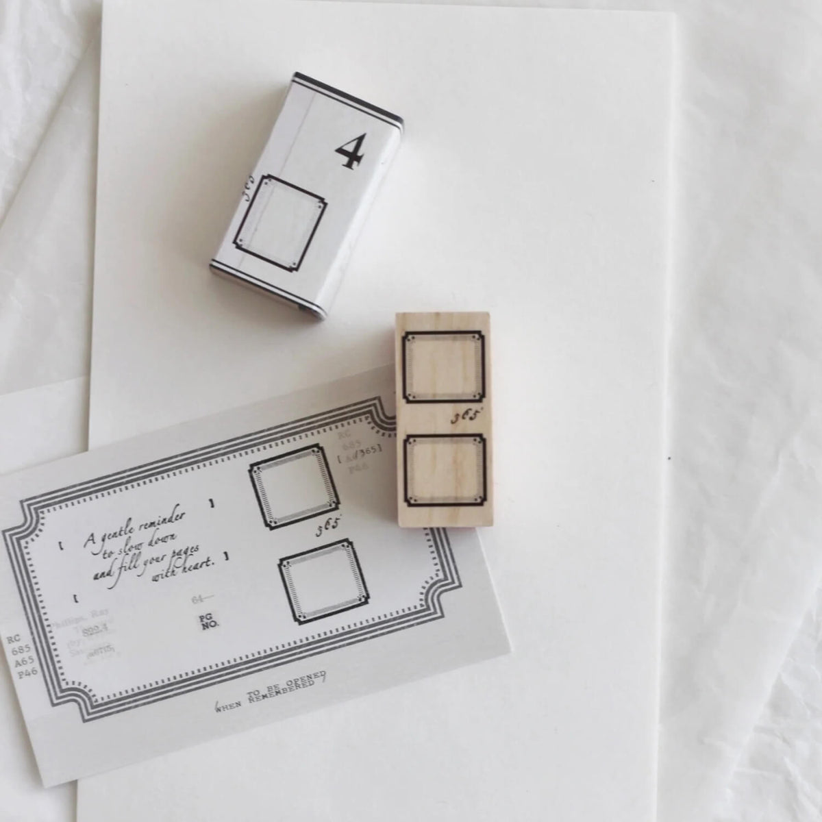 NYRET DESIGN Rubber Stamp - Vol 15 Little Duet