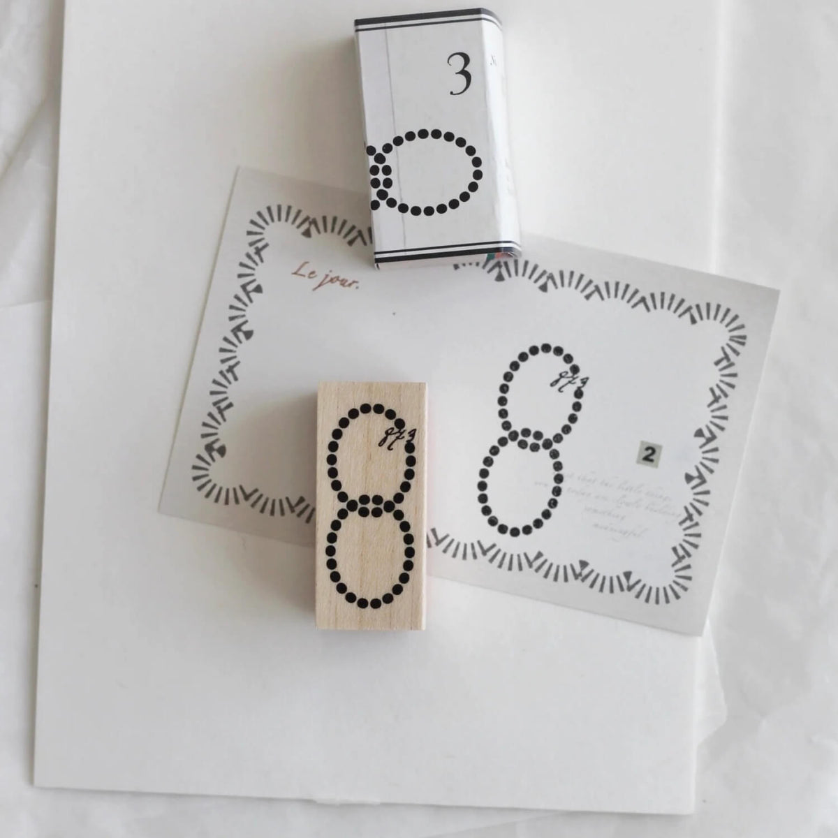 NYRET DESIGN Rubber Stamp - Vol 15 Little Duet