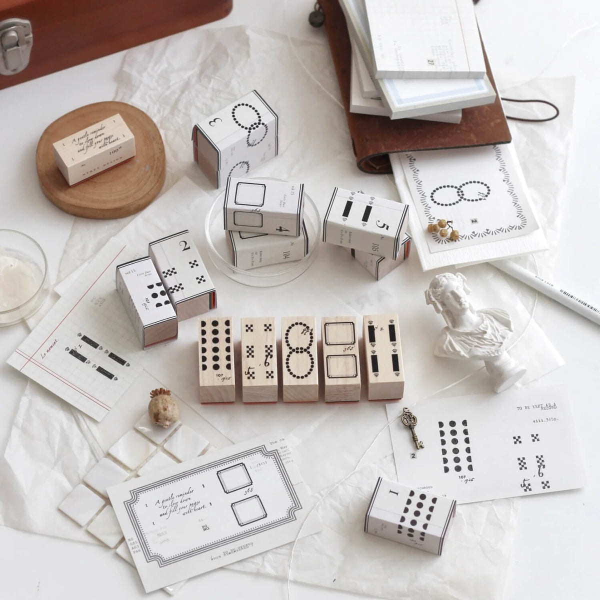 NYRET DESIGN Rubber Stamp - Vol 15 Little Duet