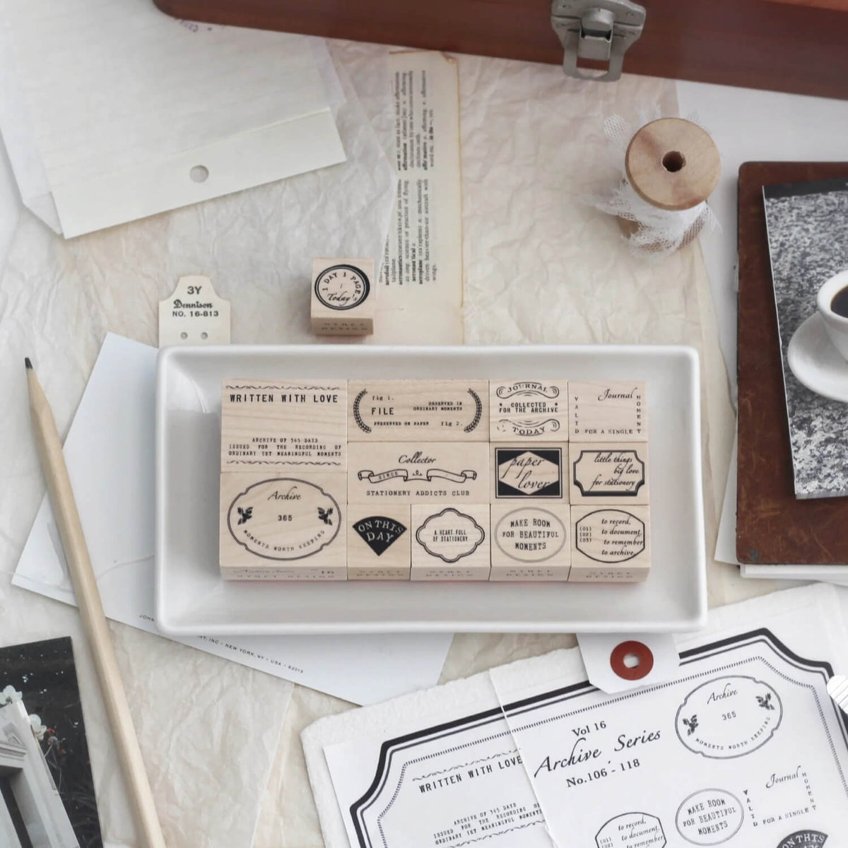 NYRET DESIGN Rubber Stamp - Vol 16 Archive Series
