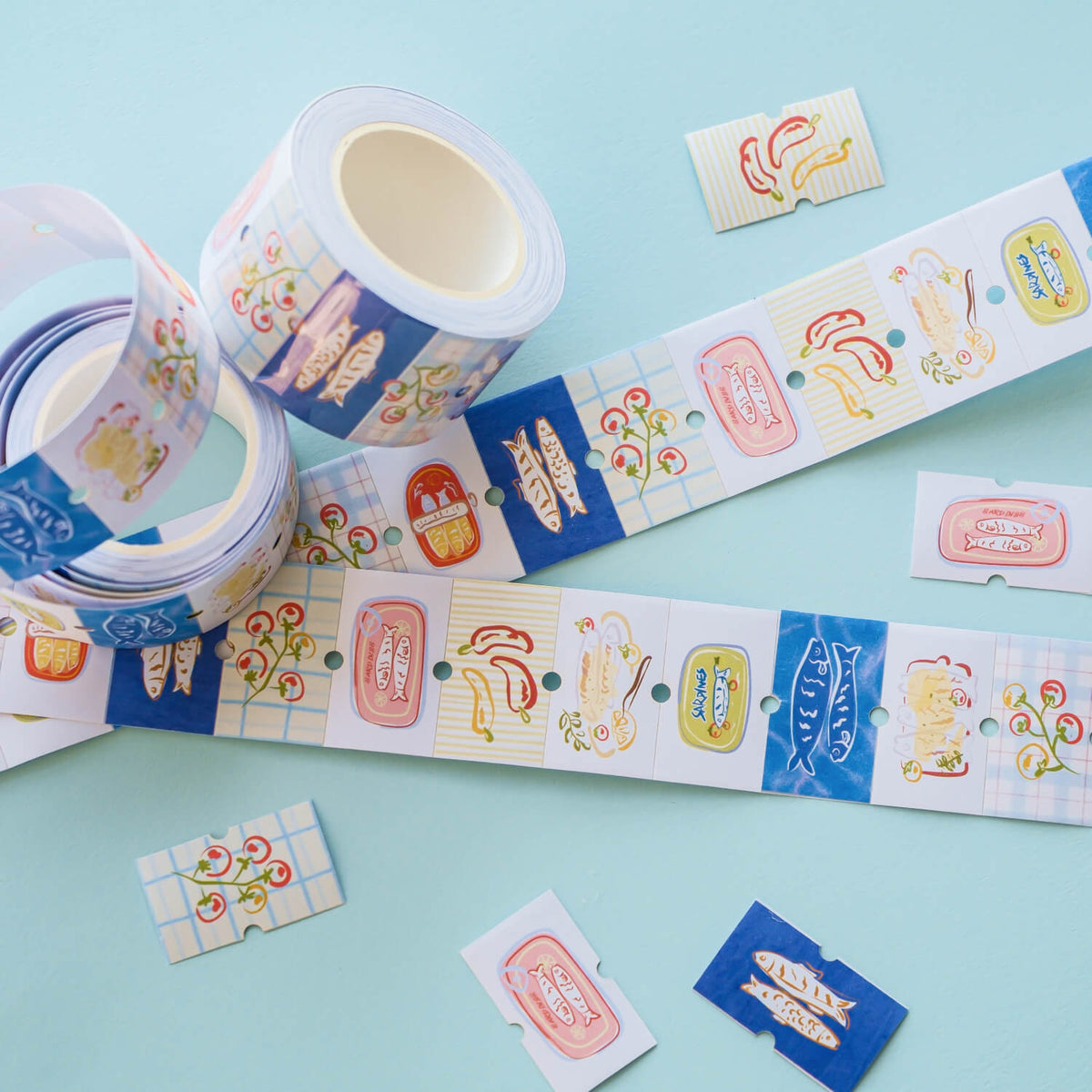 Nagi Fish Nagi Label Roll – Canned Fish | All Stationery | Nagi Lifestyle