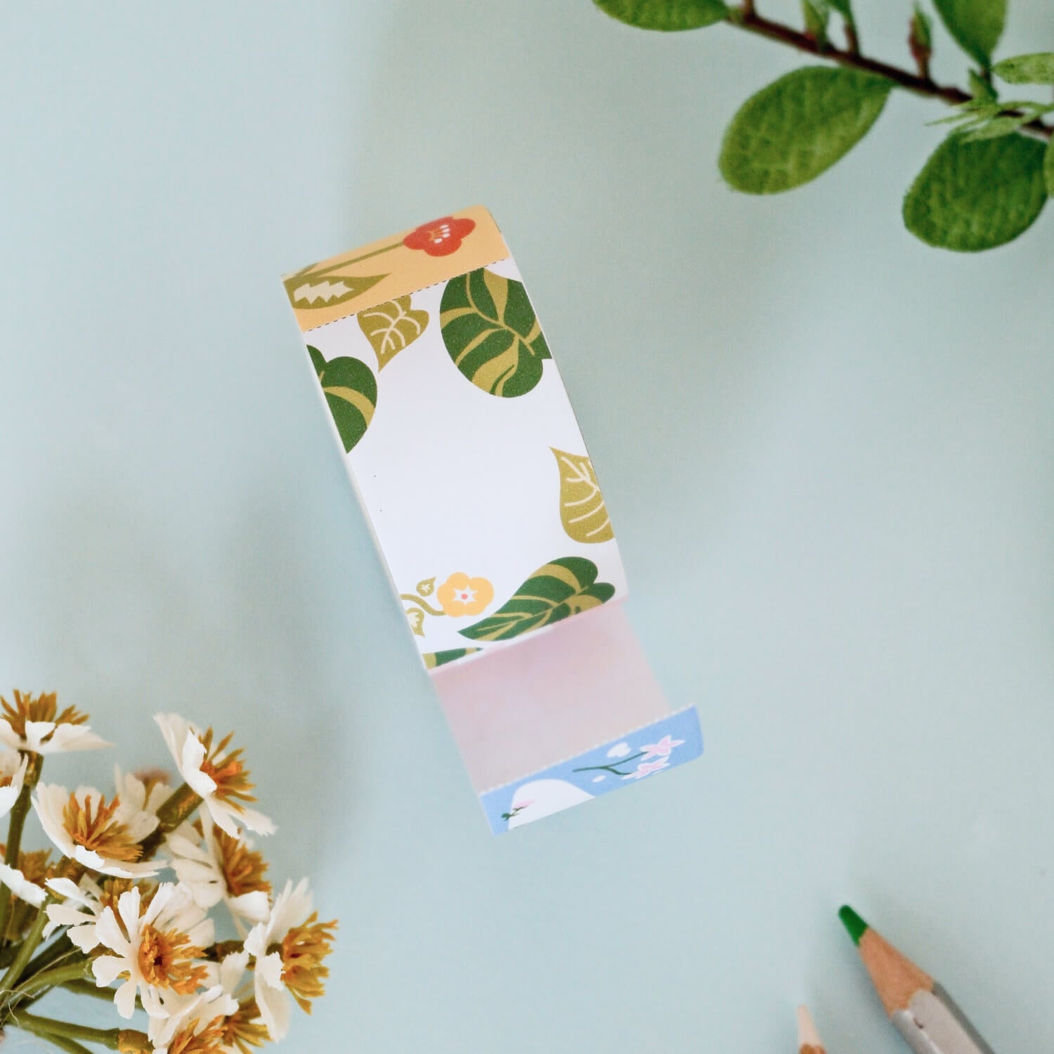Nagi Sticky Notes Roll – Spring Garden