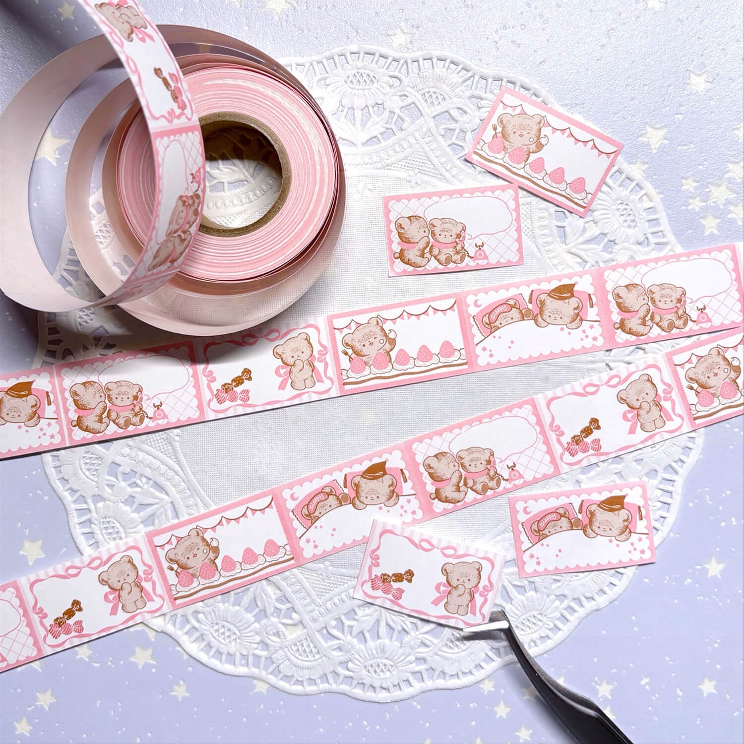 Nakano Yui Labeler Stickers – Bear Chan
