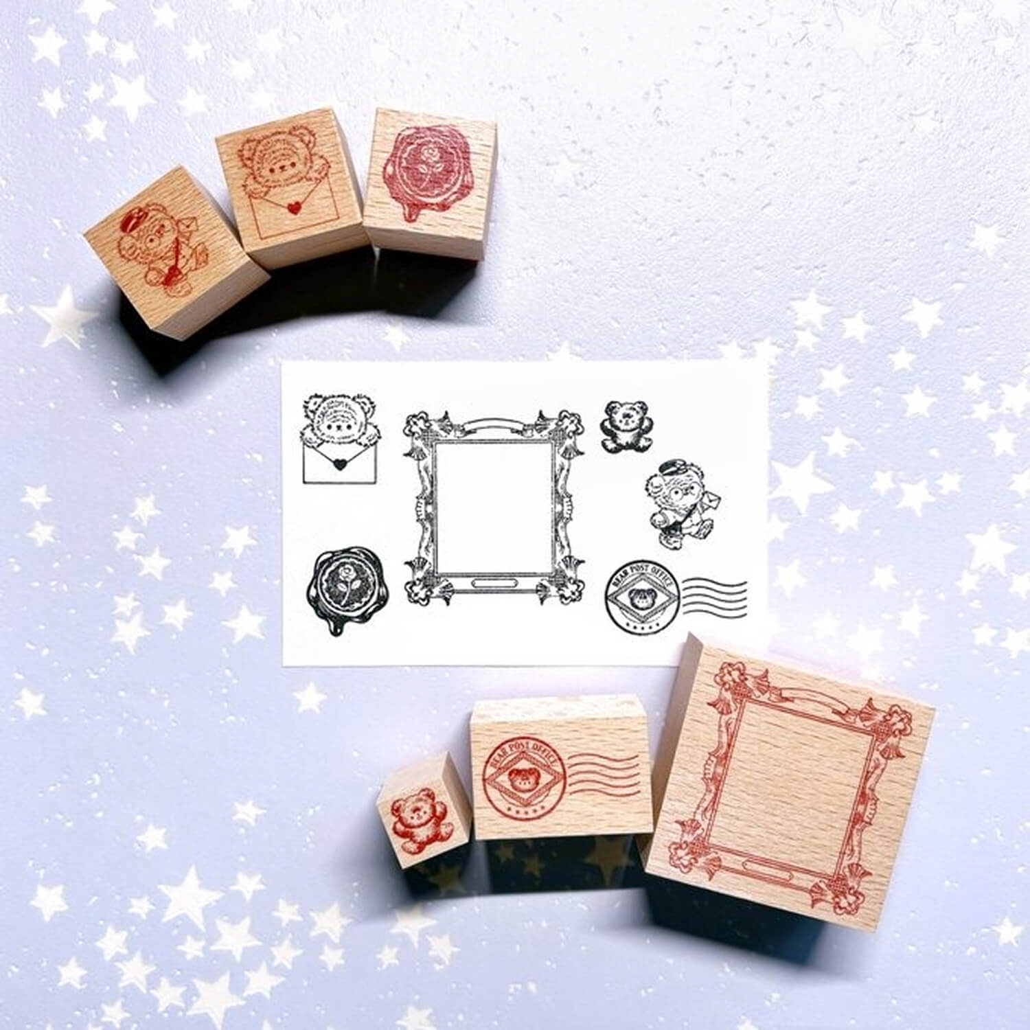 Nakano Yui Stamp Box Set – Bear Mail