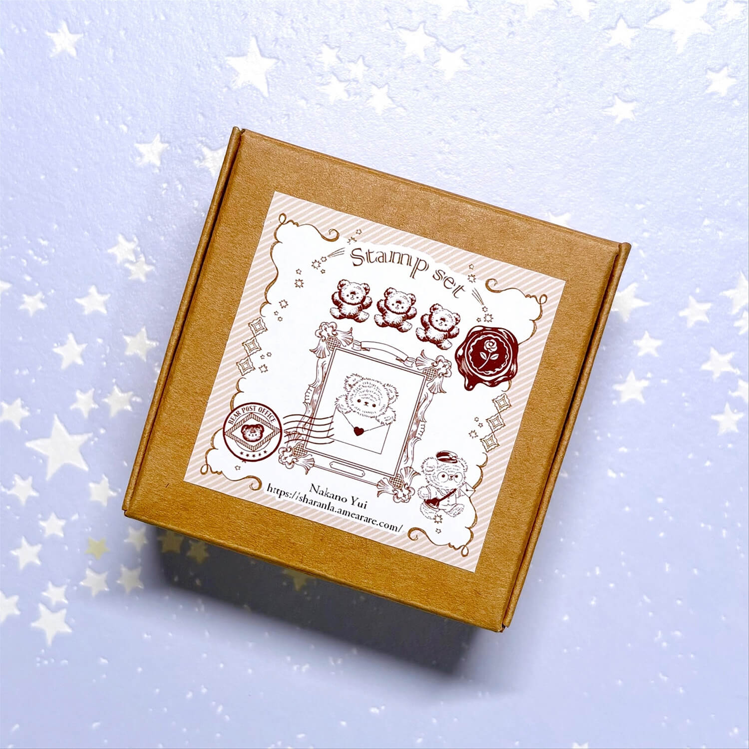 Nakano Yui Stamp Box Set – Bear Mail